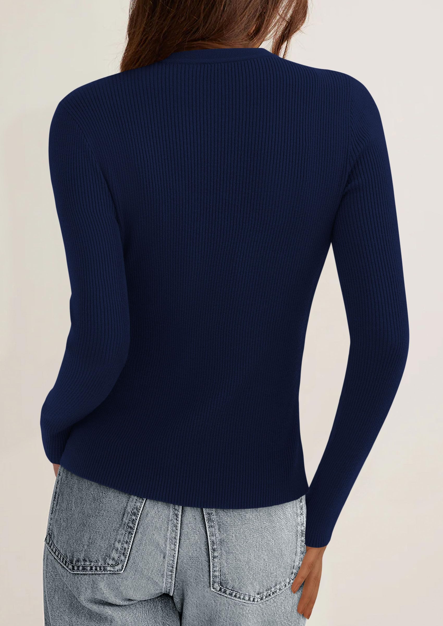 PRETTYGARDEN Womens Fall Cardigan Sweaters Lightweight Long Sleeve Button up Ribbed Knit Tops Winter Fashion Clothes - Image 46