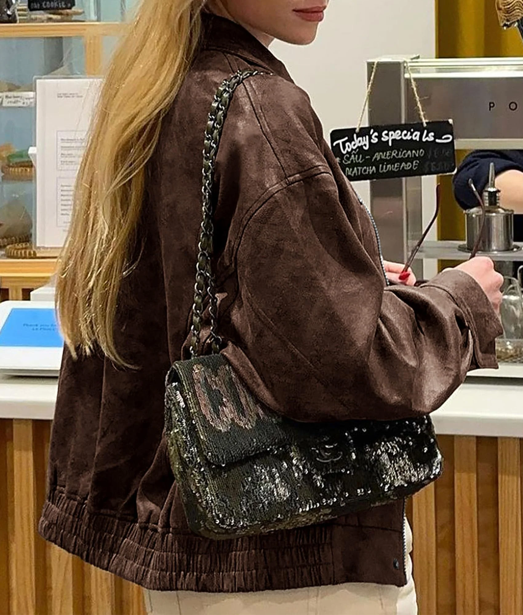 PRETTYGARDEN Women's Faux Leather Motorcycle Jacket Trendy Fall Spring Clothes Oversized Zip Up Winter Coat Outerwear - Image 66