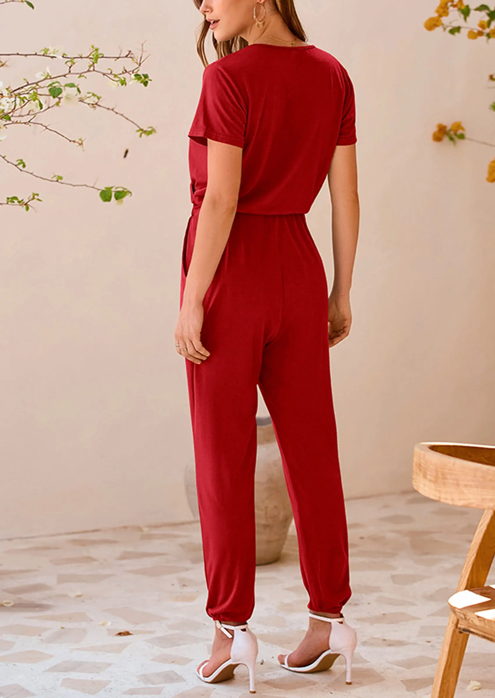 PRETTYGARDEN Jumpsuits for Women Dressy Summer Casual Short Sleeve Romper Spring Airport Beach Vacation Travel Outfits - Image 129