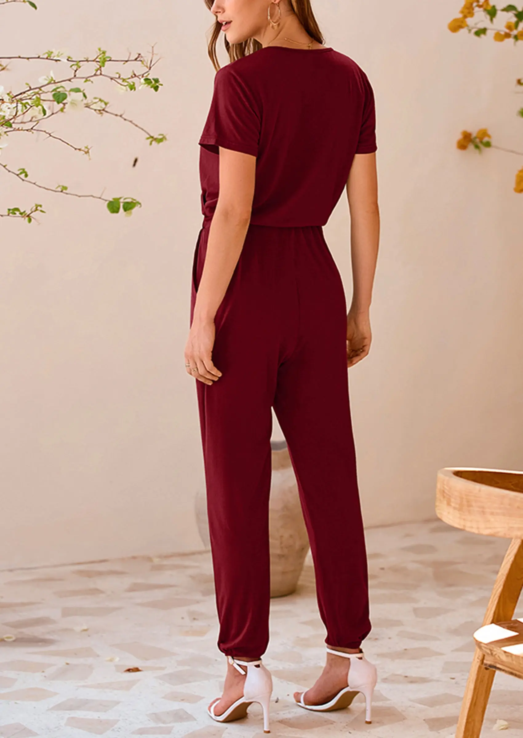 PRETTYGARDEN Jumpsuits for Women Dressy Summer Casual Short Sleeve Romper Spring Airport Beach Vacation Travel Outfits - Image 135