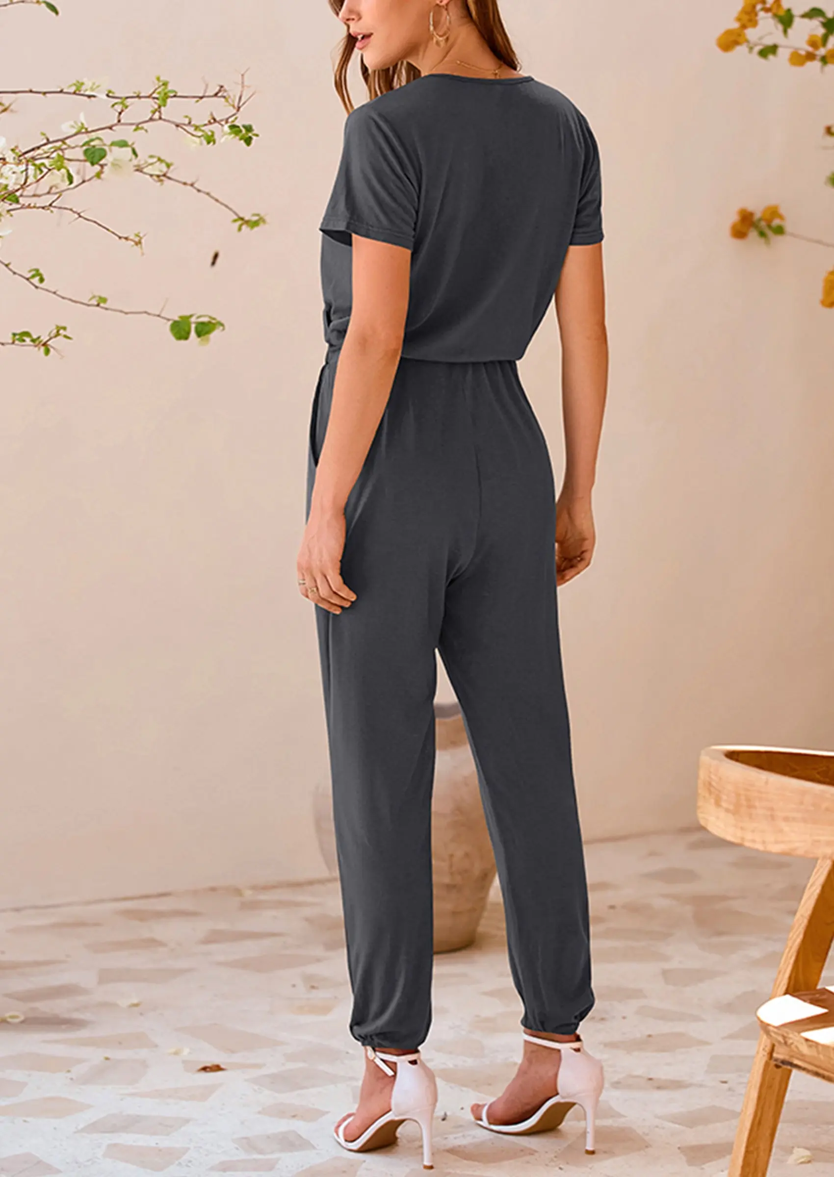 PRETTYGARDEN Jumpsuits for Women Dressy Summer Casual Short Sleeve Romper Spring Airport Beach Vacation Travel Outfits - Image 51