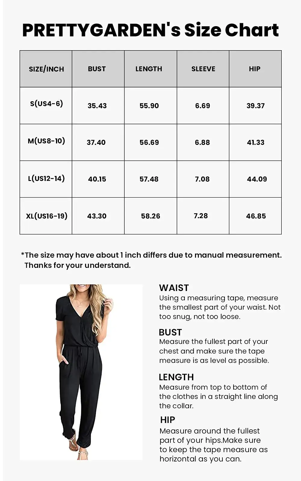 PRETTYGARDEN Jumpsuits for Women Dressy Summer Casual Short Sleeve Romper Spring Airport Beach Vacation Travel Outfits - Image 7