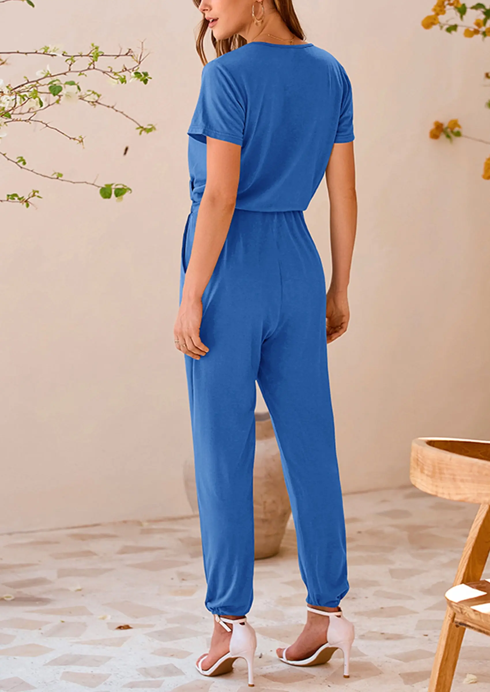 PRETTYGARDEN Jumpsuits for Women Dressy Summer Casual Short Sleeve Romper Spring Airport Beach Vacation Travel Outfits - Image 81