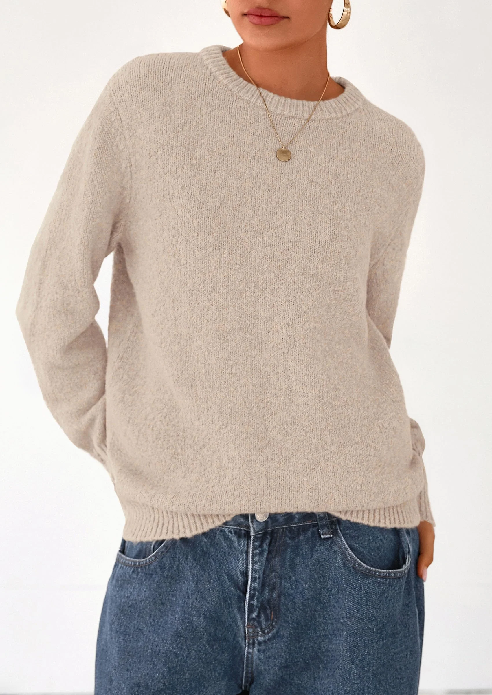 PRETTYGARDEN Womens Sweaters Fall Fashion Casual Crewneck Pullover Button Long Sleeve Cute Knit Tops Winter Clothes - Image 12