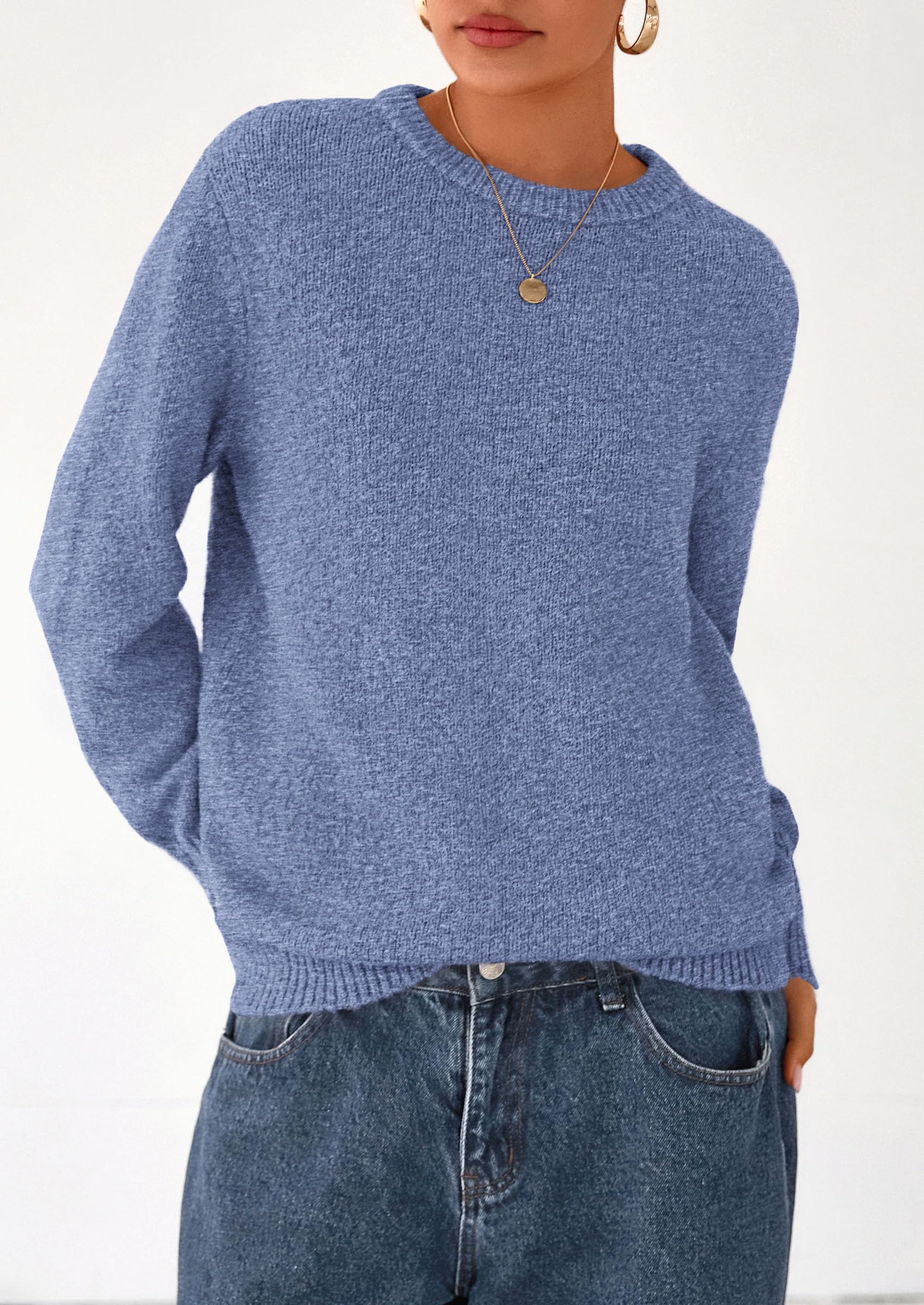 PRETTYGARDEN Womens Sweaters Fall Fashion Casual Crewneck Pullover Button Long Sleeve Cute Knit Tops Winter Clothes - Image 27