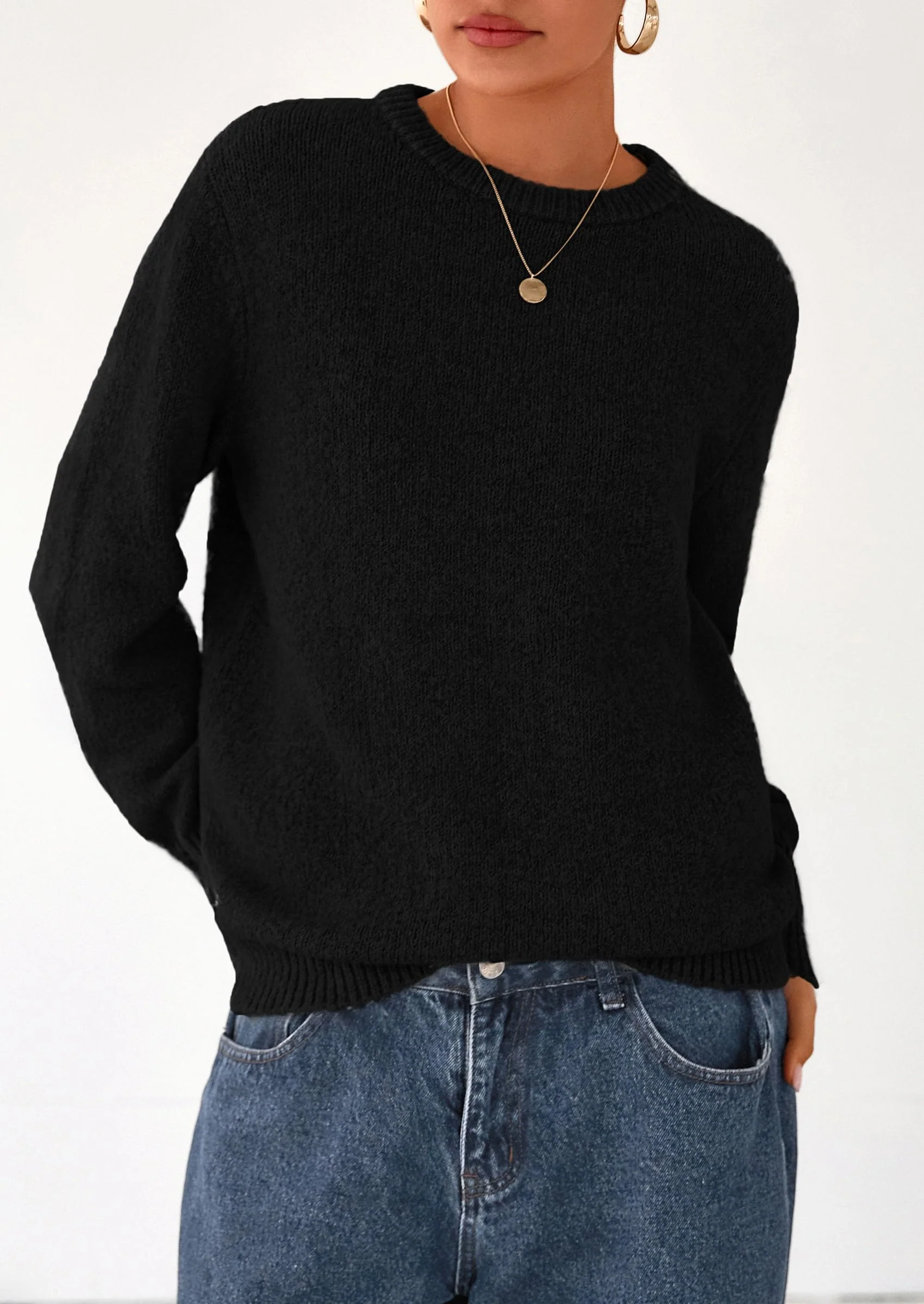 PRETTYGARDEN Womens Sweaters Fall Fashion Casual Crewneck Pullover Button Long Sleeve Cute Knit Tops Winter Clothes - Image 50