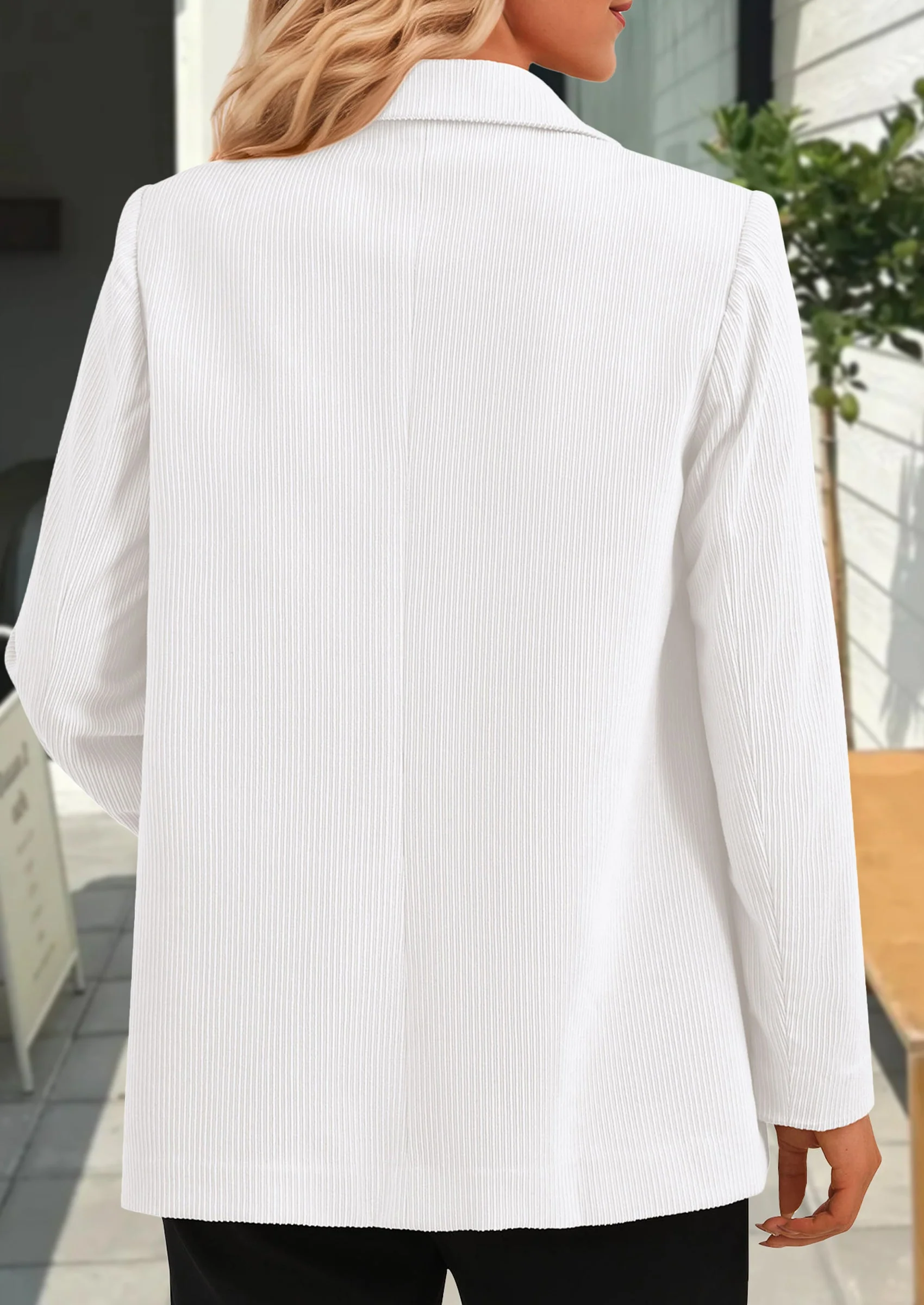 PRETTYGARDEN Women's Winter Corduroy Blazers Jackets Dressy Casual Ribbed Long Sleeve Lapel Fashion Work Business Outerwear - Image 33