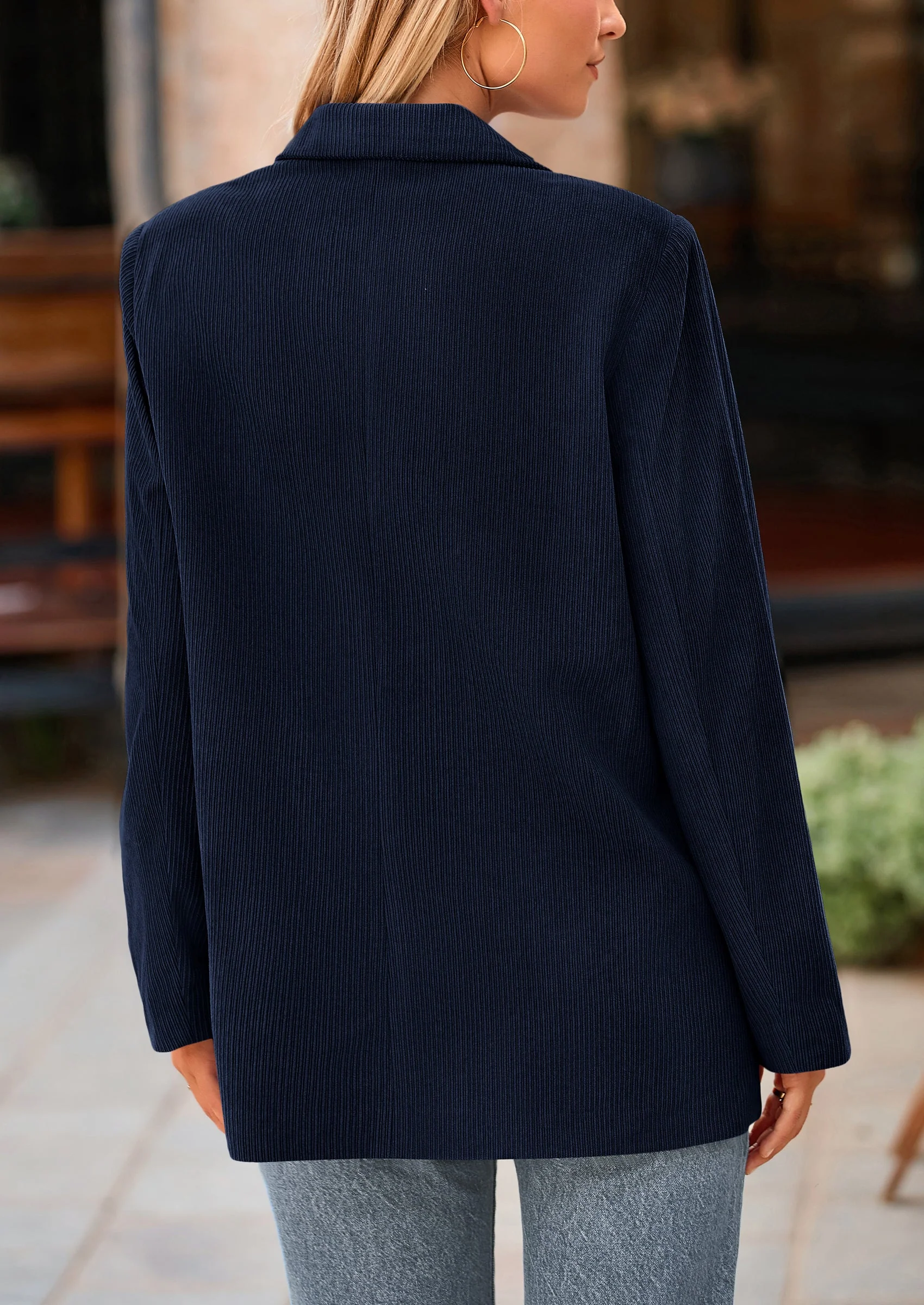 PRETTYGARDEN Women's Winter Corduroy Blazers Jackets Dressy Casual Ribbed Long Sleeve Lapel Fashion Work Business Outerwear - Image 39