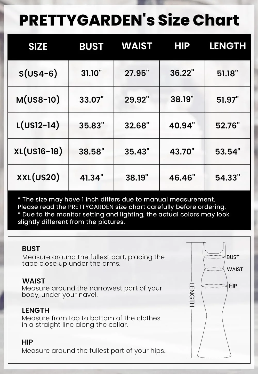 PRETTYGARDEN Women's Summer Wedding Guest Dress Sleeveless Ruffle Formal Cocktail Party Maxi Bodycon Dresses - Image 7