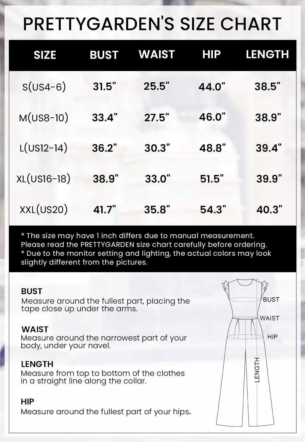 PRETTYGARDEN Casual Ruffle Cap Sleeves Romper Crew Neck Rib Knit One Piece Outfits - Image 5