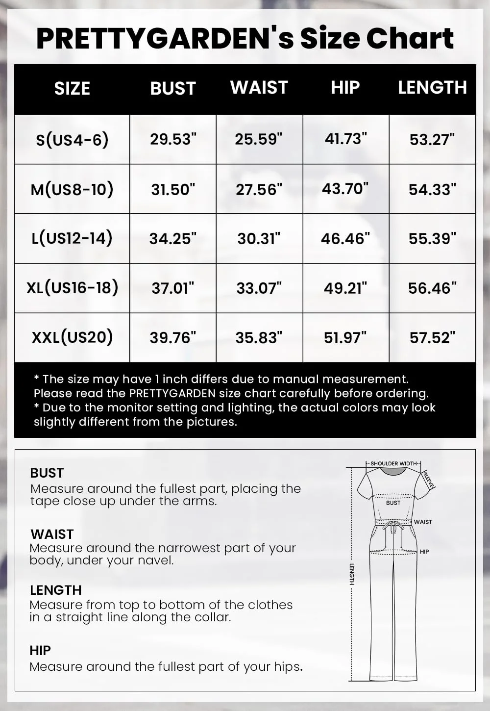 PRETTYGARDEN Women's Summer One Piece Jumpsuits Dressy Casual Short Sleeve Square Neck Wide Leg Jumpsuit Rompers - Image 7
