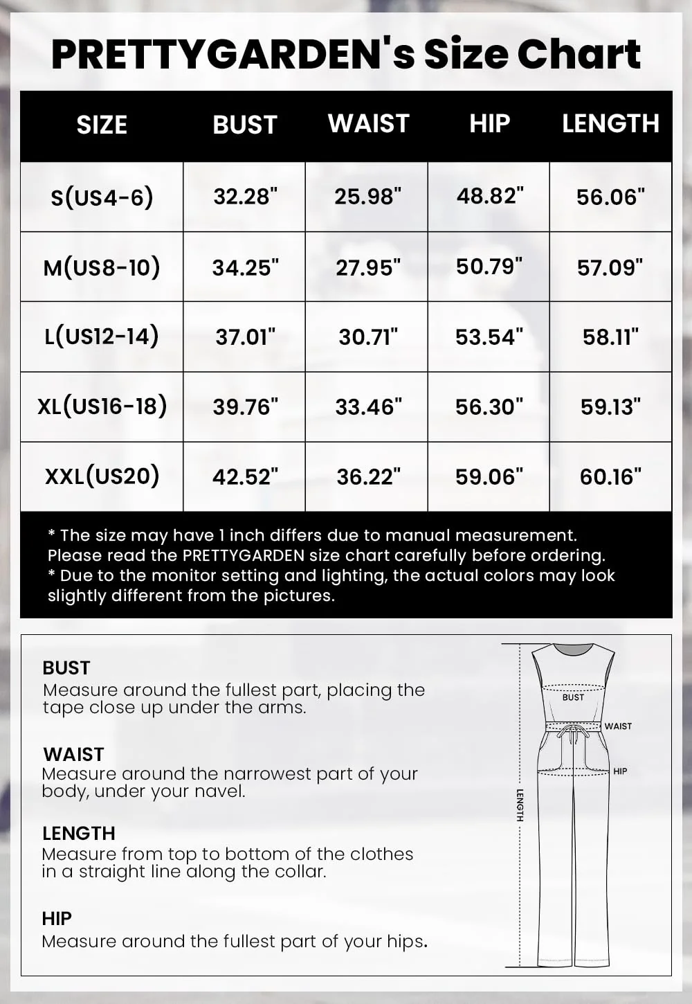 PRETTYGARDEN Womens Summer Jumpsuits Dressy Casual One Piece Outfits Sleeveless Mock Neck Wide Leg Pants Rompers with Pockets - Image 9