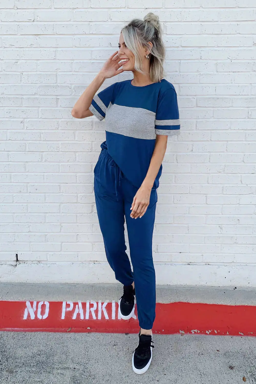 PRETTYGARDEN Women's Two Piece Lounge Sets Spring Summer Jogger Pants Vacation Outfits Travel Airplane Matching Clothes - Image 12