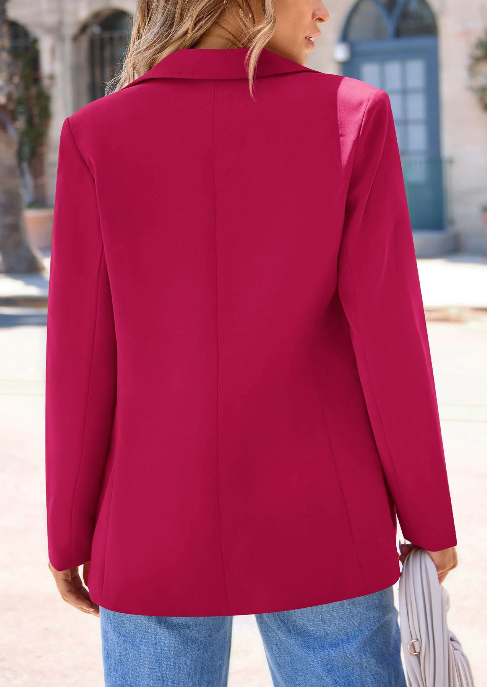 PRETTYGARDEN Women's Spring Fall Business Casual Blazers Long Sleeve Notch Lapel Trendy Work Office Blazer Jackets Outerwear - Image 38