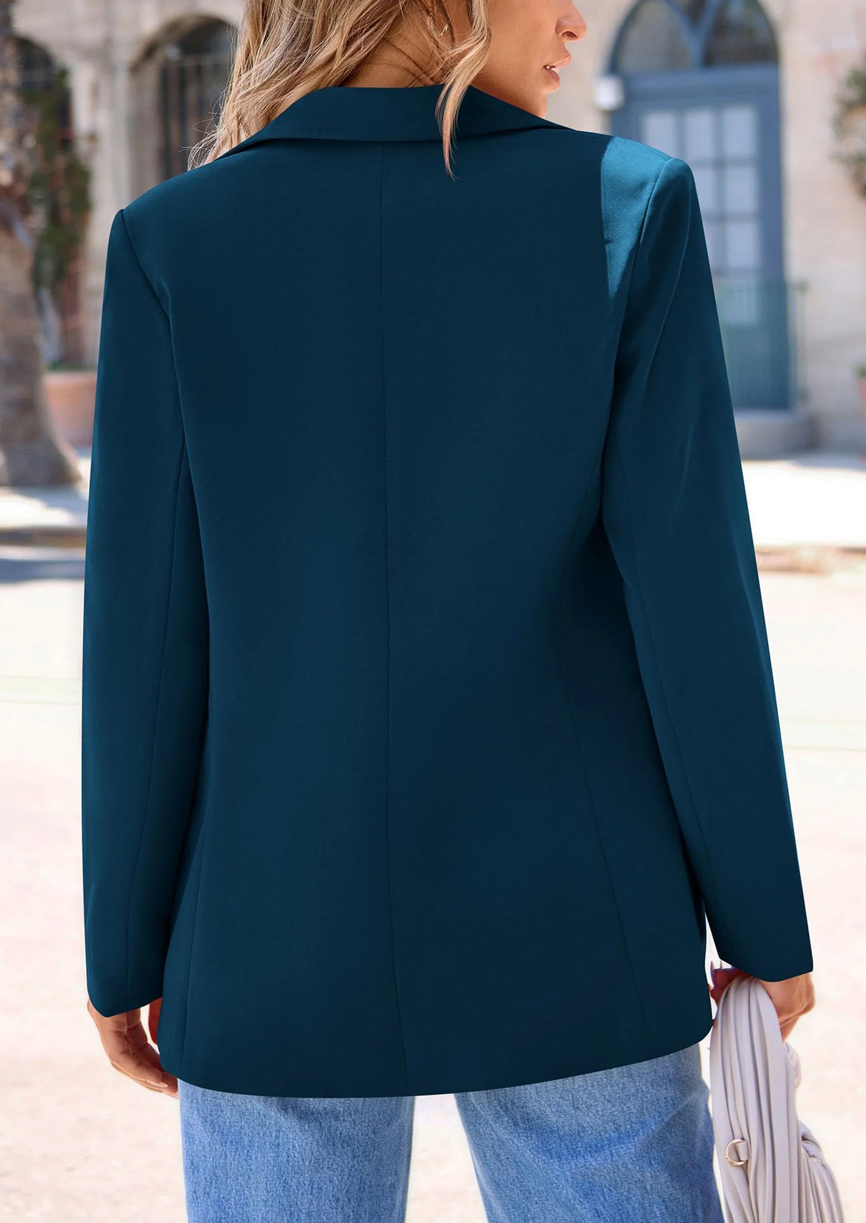 PRETTYGARDEN Women's Spring Fall Business Casual Blazers Long Sleeve Notch Lapel Trendy Work Office Blazer Jackets Outerwear - Image 57