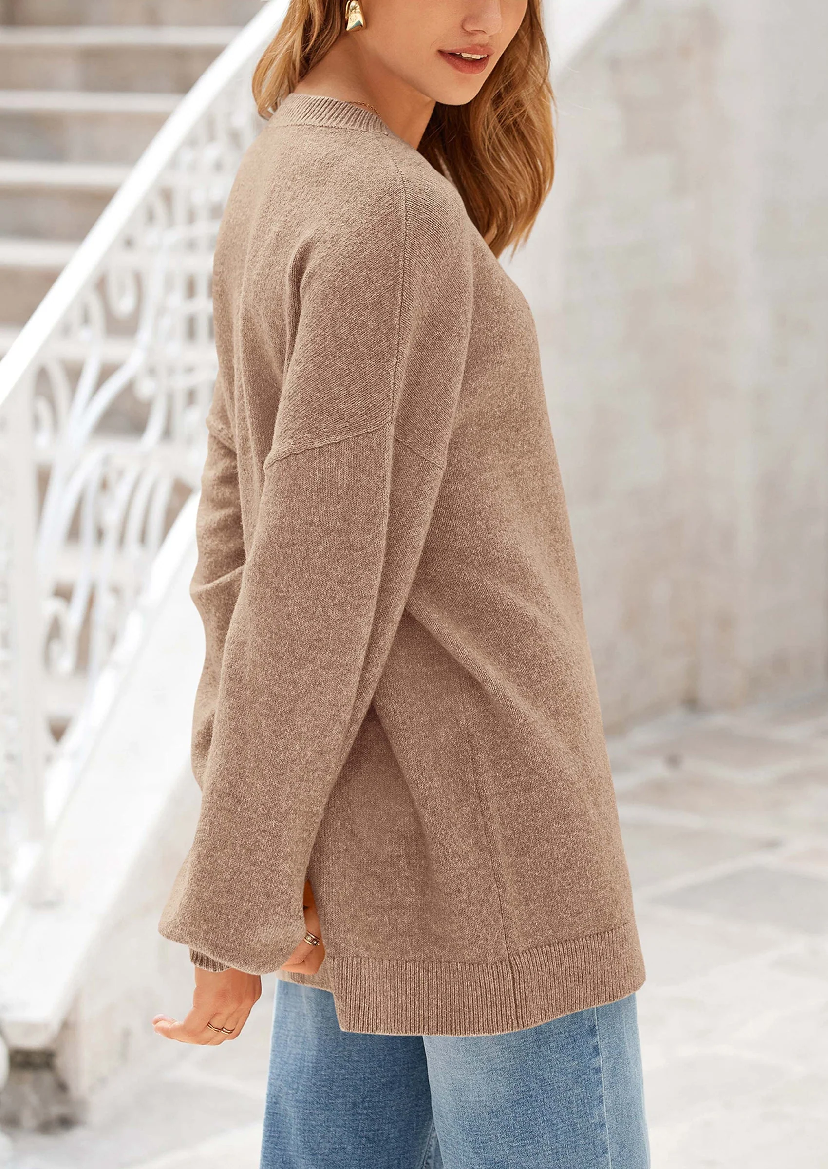 PRETTYGARDEN Women's Fall Sweaters Casual Crew Neck Long Sleeve Pullover Tops Ribbed Knit Loose Fit Winter Clothes - Image 31