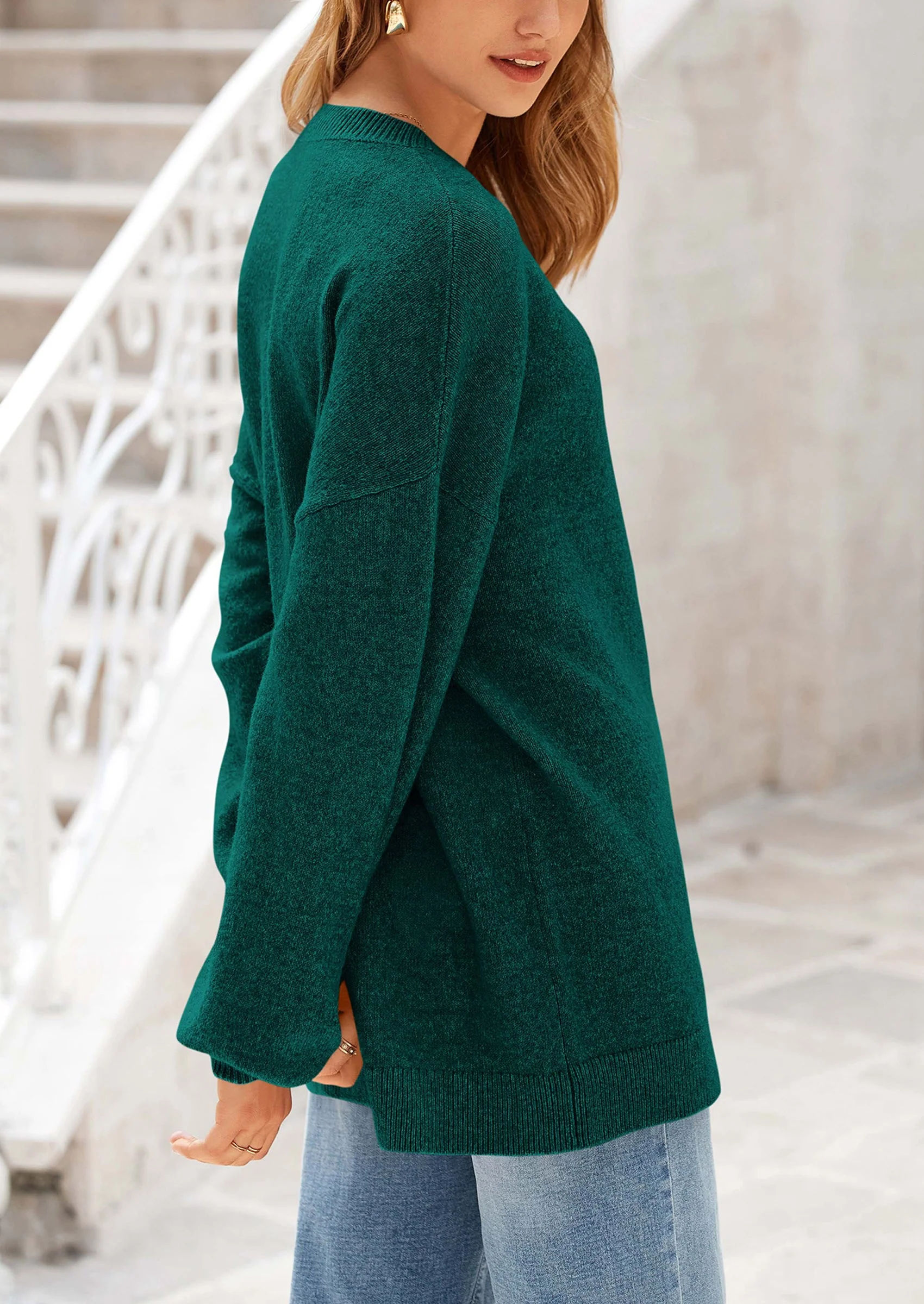 PRETTYGARDEN Women's Fall Sweaters Casual Crew Neck Long Sleeve Pullover Tops Ribbed Knit Loose Fit Winter Clothes - Image 45