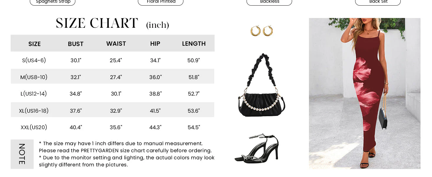 PRETTYGARDEN Womens Floral Maxi Dress Sexy Spaghetti Strap Slip Bodycon Mesh Beach Vacation Dresses - Image 9