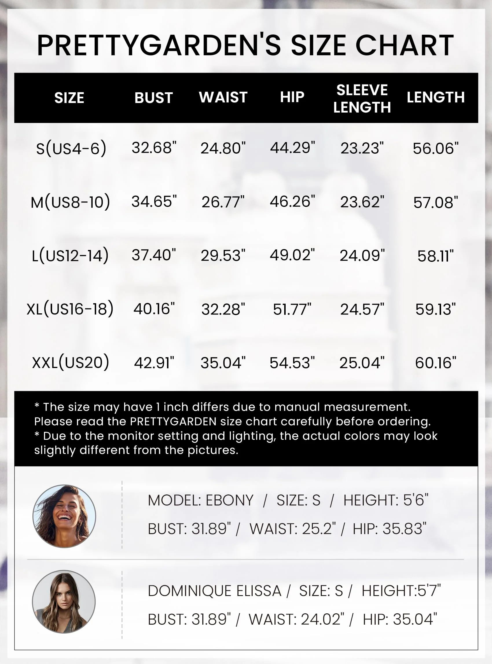 PRETTYGARDEN Dressy Casual Fashion Outfits Long Sleeve Mock Neck Wide Leg Pants Rompers - Image 8