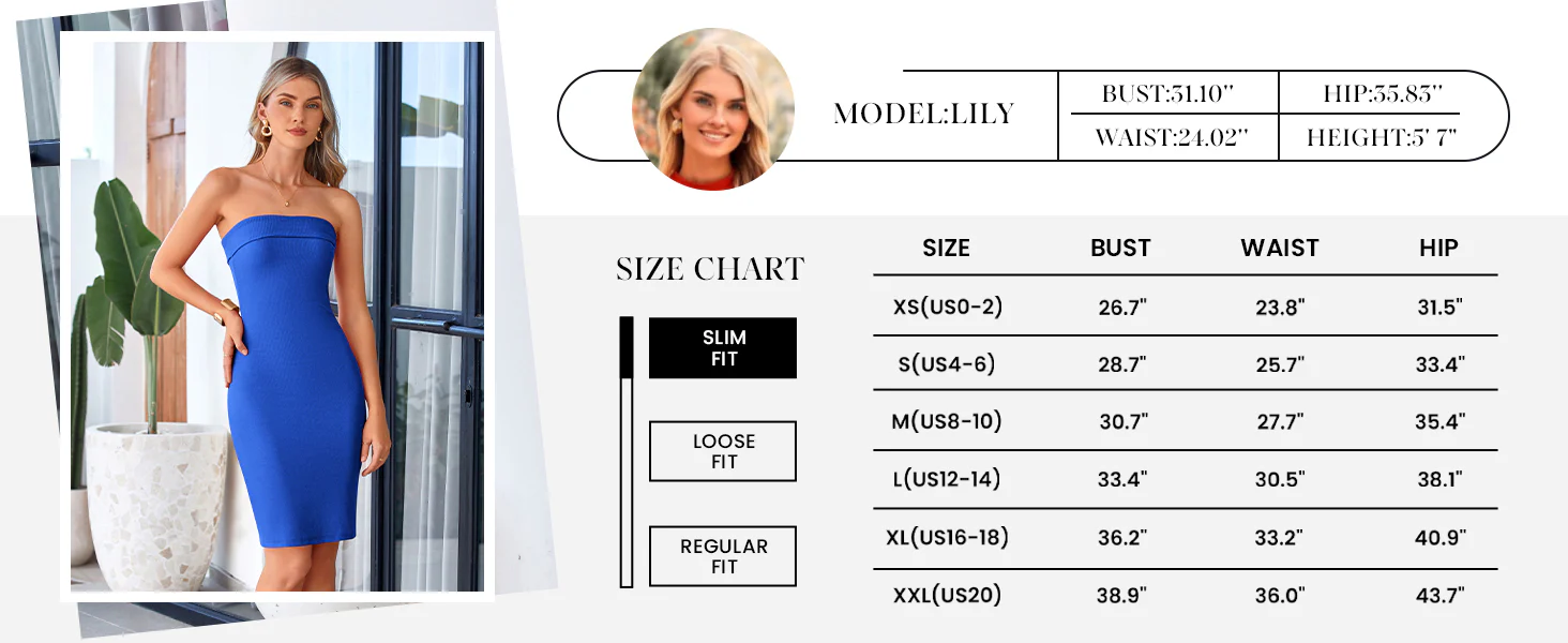 PRETTYGARDEN Tube Spring Dresses for Women Strapless Off Shoulder Ribbed Knit Bodycon Mini Summer Wedding Guest Dress - Image 7