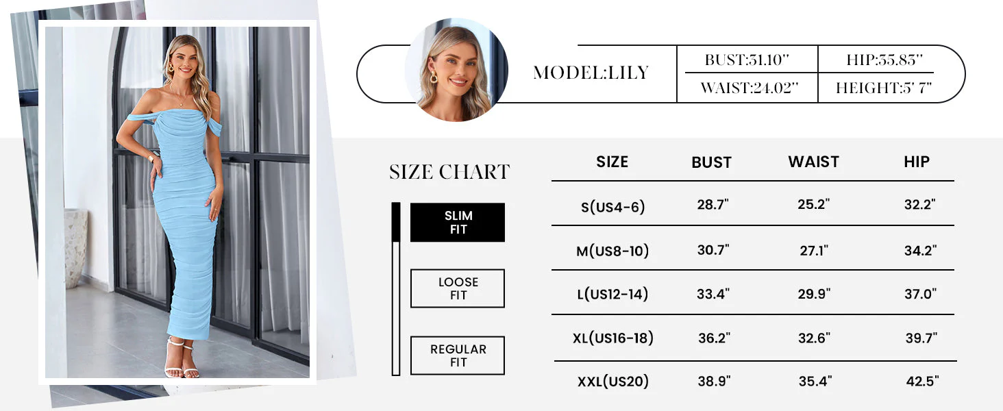 PRETTYGARDEN Womens Off The Shoulder Dress Ruched Bodycon Sleeveless Split Cocktail Party Maxi Dresses - Image 9