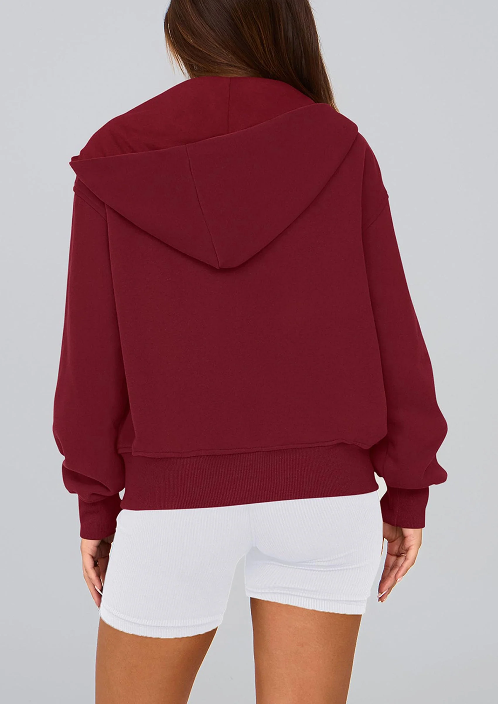 PRETTYGARDEN Hoodies For Women Sweatshirt Zip Up Hoodie Fall Fashion Trendy Long Sleeve Jackets Winter Clothing Outfits - Image 169