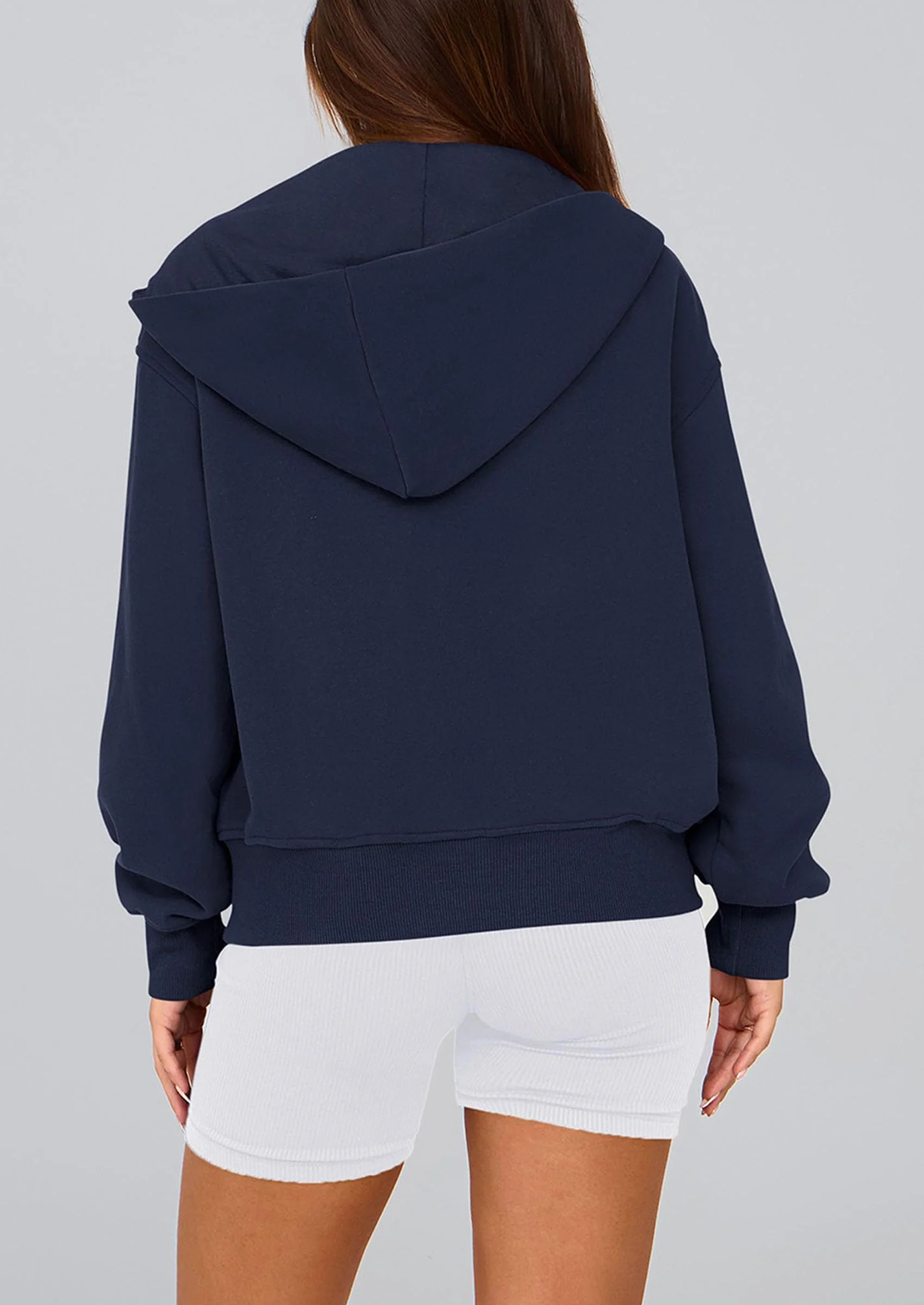 PRETTYGARDEN Hoodies For Women Sweatshirt Zip Up Hoodie Fall Fashion Trendy Long Sleeve Jackets Winter Clothing Outfits - Image 29