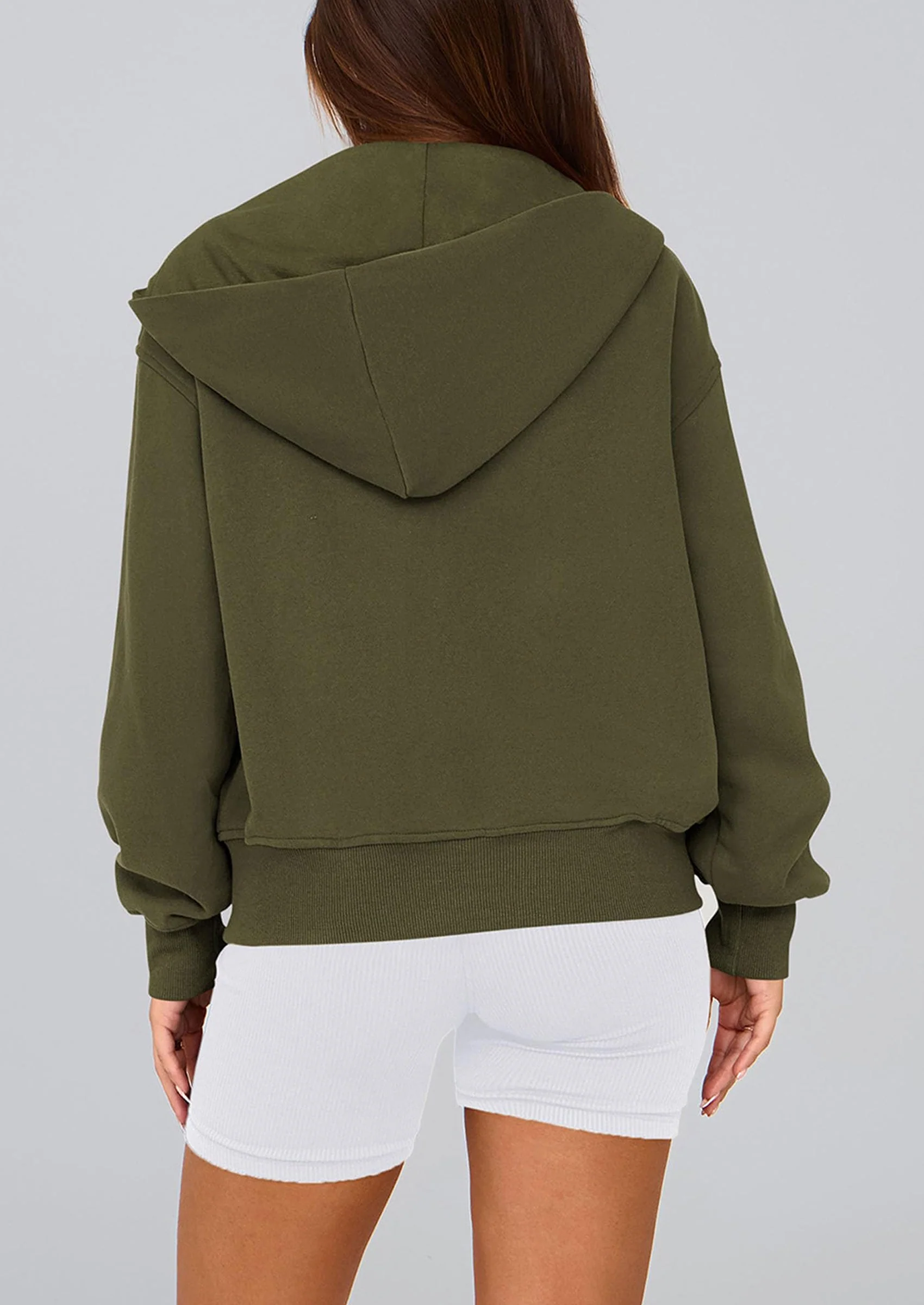 PRETTYGARDEN Hoodies For Women Sweatshirt Zip Up Hoodie Fall Fashion Trendy Long Sleeve Jackets Winter Clothing Outfits - Image 70