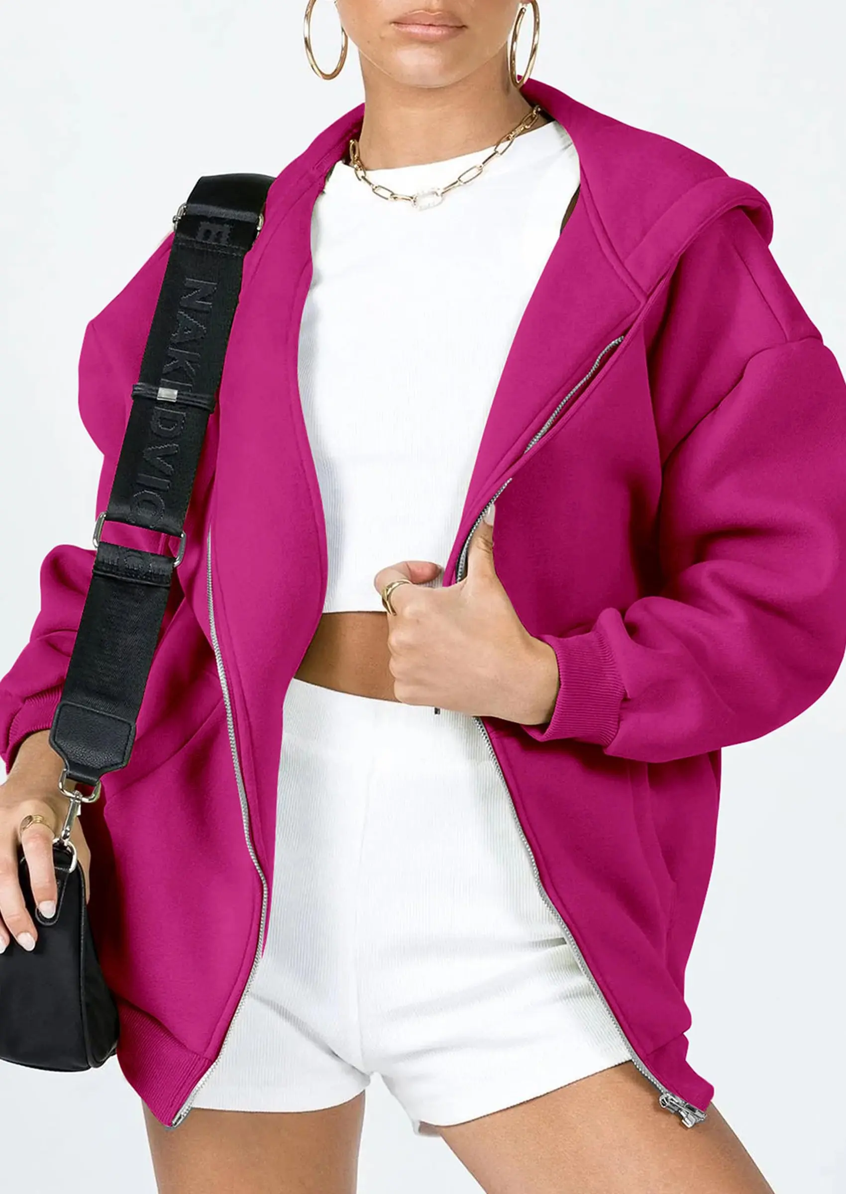 PRETTYGARDEN Women's Zip Up Y2K Hoodies Casual Long Sleeve Sweatshirts Fall Spring Track Jackets with Pockets - Image 100