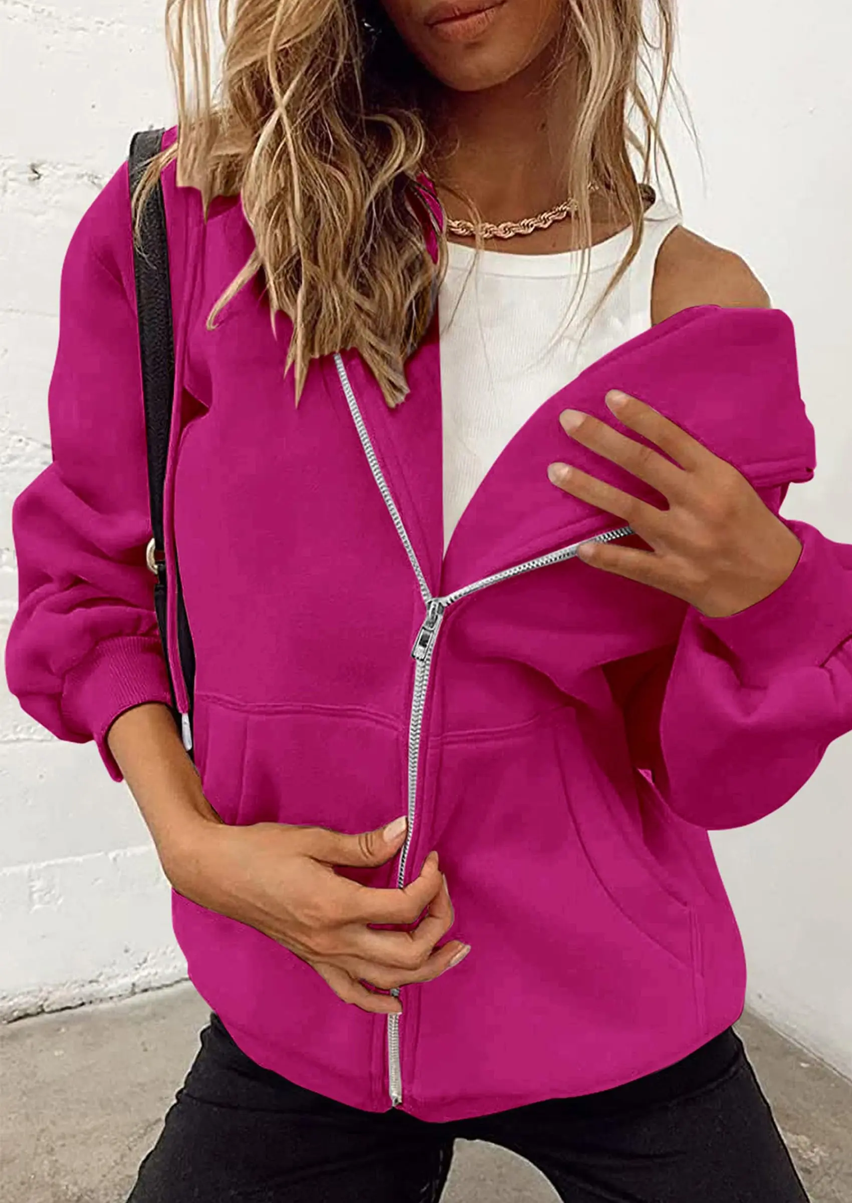 PRETTYGARDEN Women's Zip Up Y2K Hoodies Casual Long Sleeve Sweatshirts Fall Spring Track Jackets with Pockets - Image 101