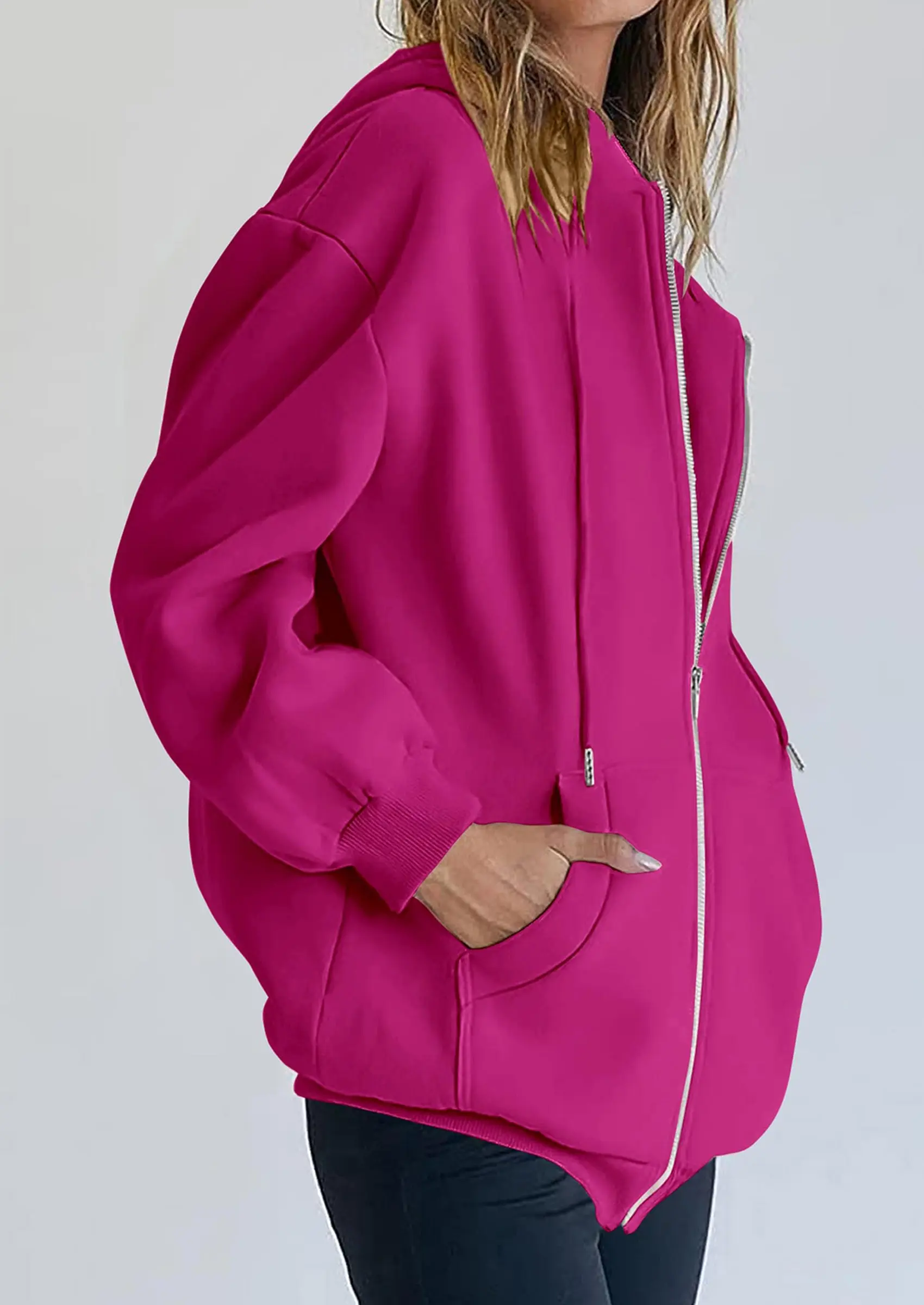 PRETTYGARDEN Women's Zip Up Y2K Hoodies Casual Long Sleeve Sweatshirts Fall Spring Track Jackets with Pockets - Image 103