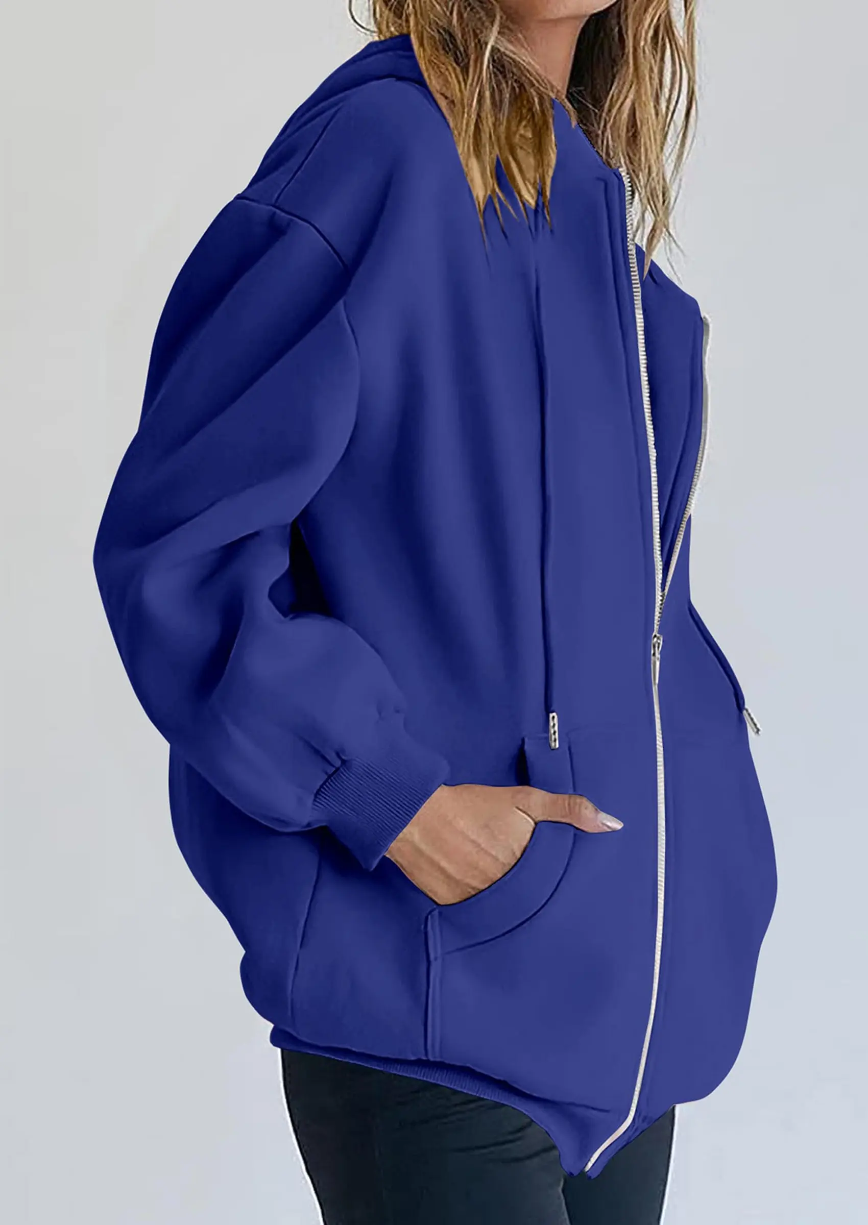 PRETTYGARDEN Women's Zip Up Y2K Hoodies Casual Long Sleeve Sweatshirts Fall Spring Track Jackets with Pockets - Image 108