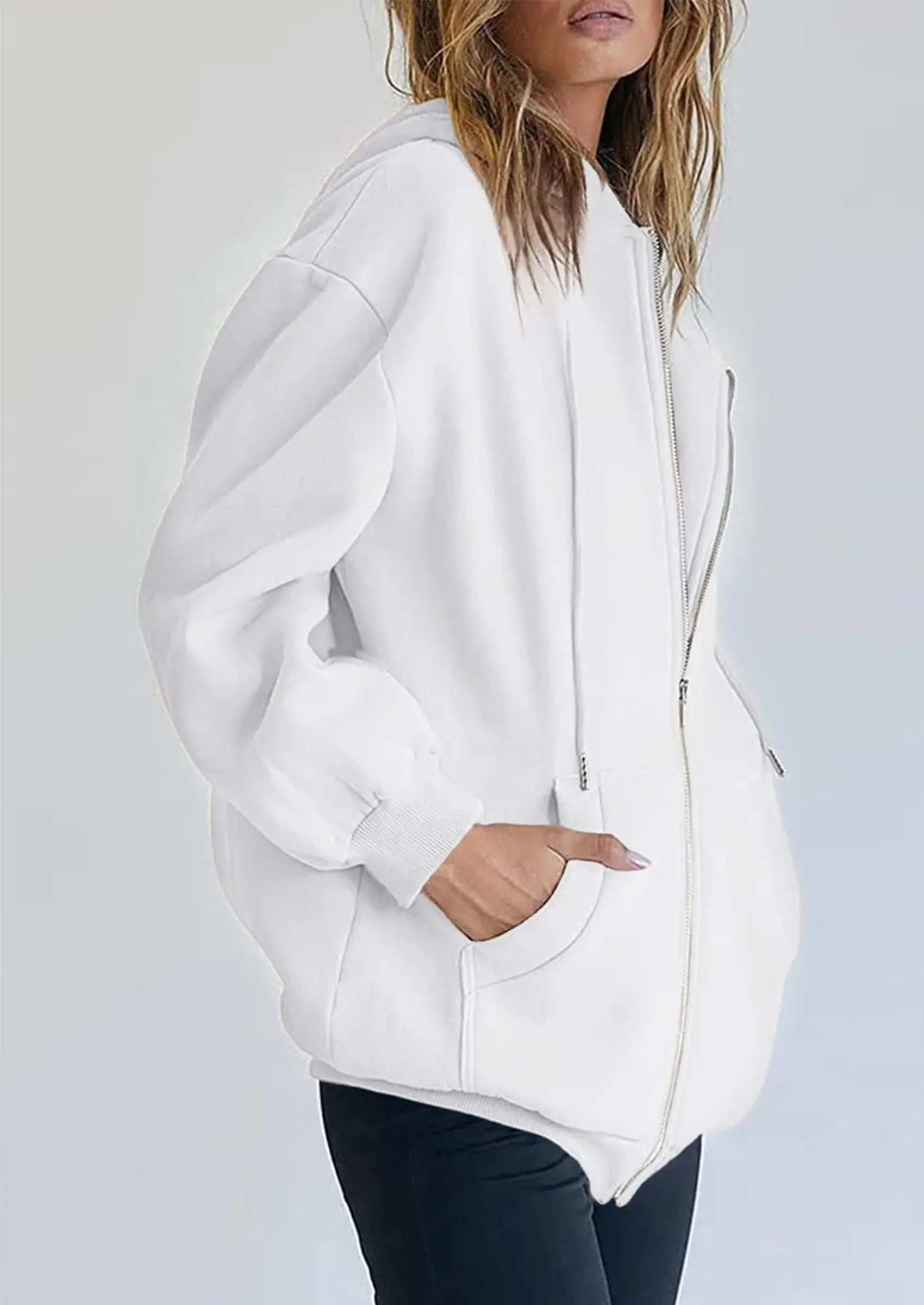 PRETTYGARDEN Women's Zip Up Y2K Hoodies Casual Long Sleeve Sweatshirts Fall Spring Track Jackets with Pockets - Image 26