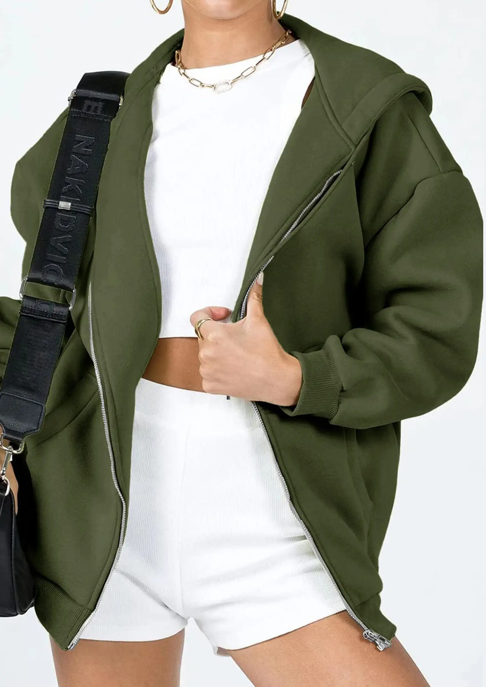 PRETTYGARDEN Women's Zip Up Y2K Hoodies Casual Long Sleeve Sweatshirts Fall Spring Track Jackets with Pockets - Image 30