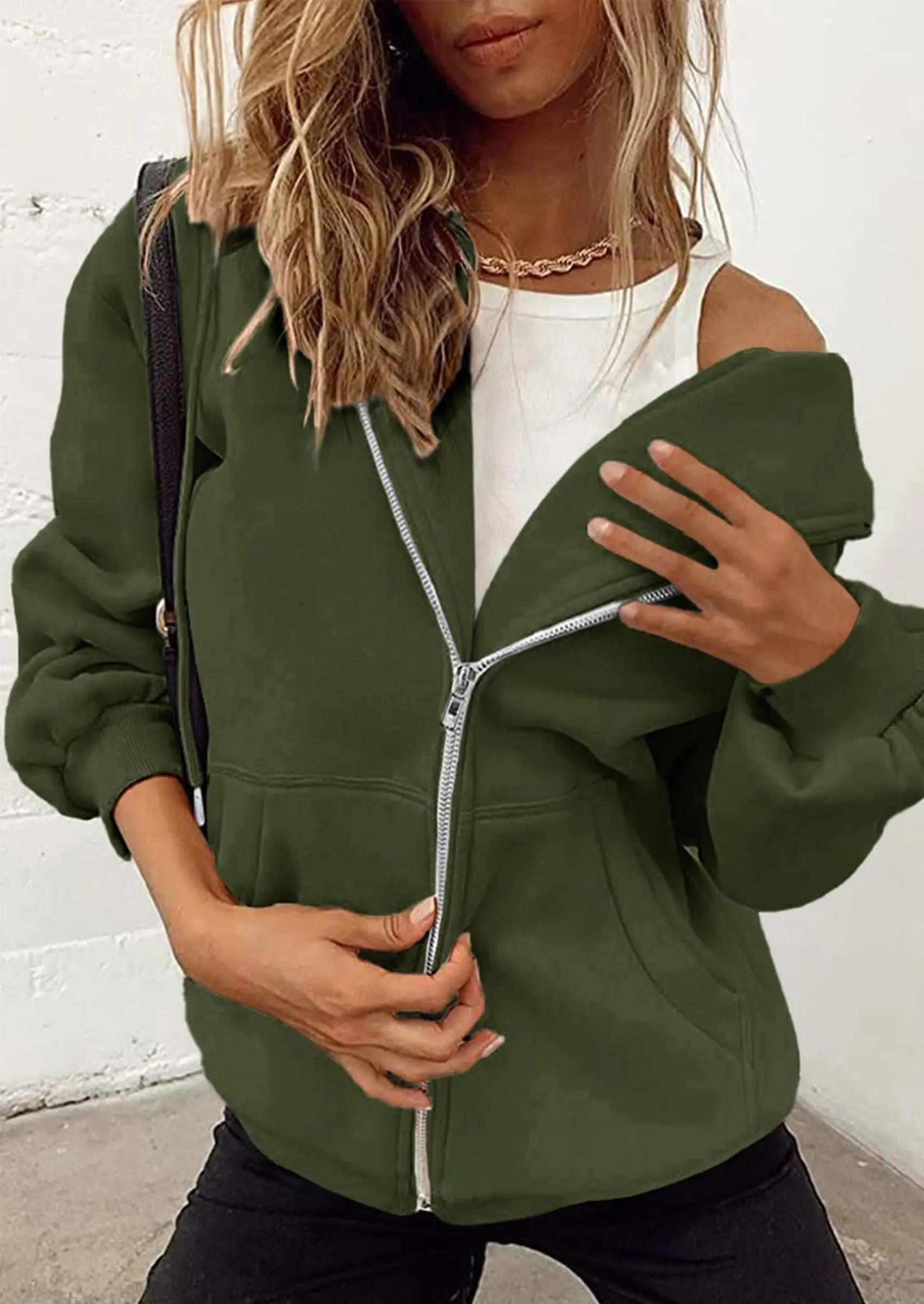 PRETTYGARDEN Women's Zip Up Y2K Hoodies Casual Long Sleeve Sweatshirts Fall Spring Track Jackets with Pockets - Image 31