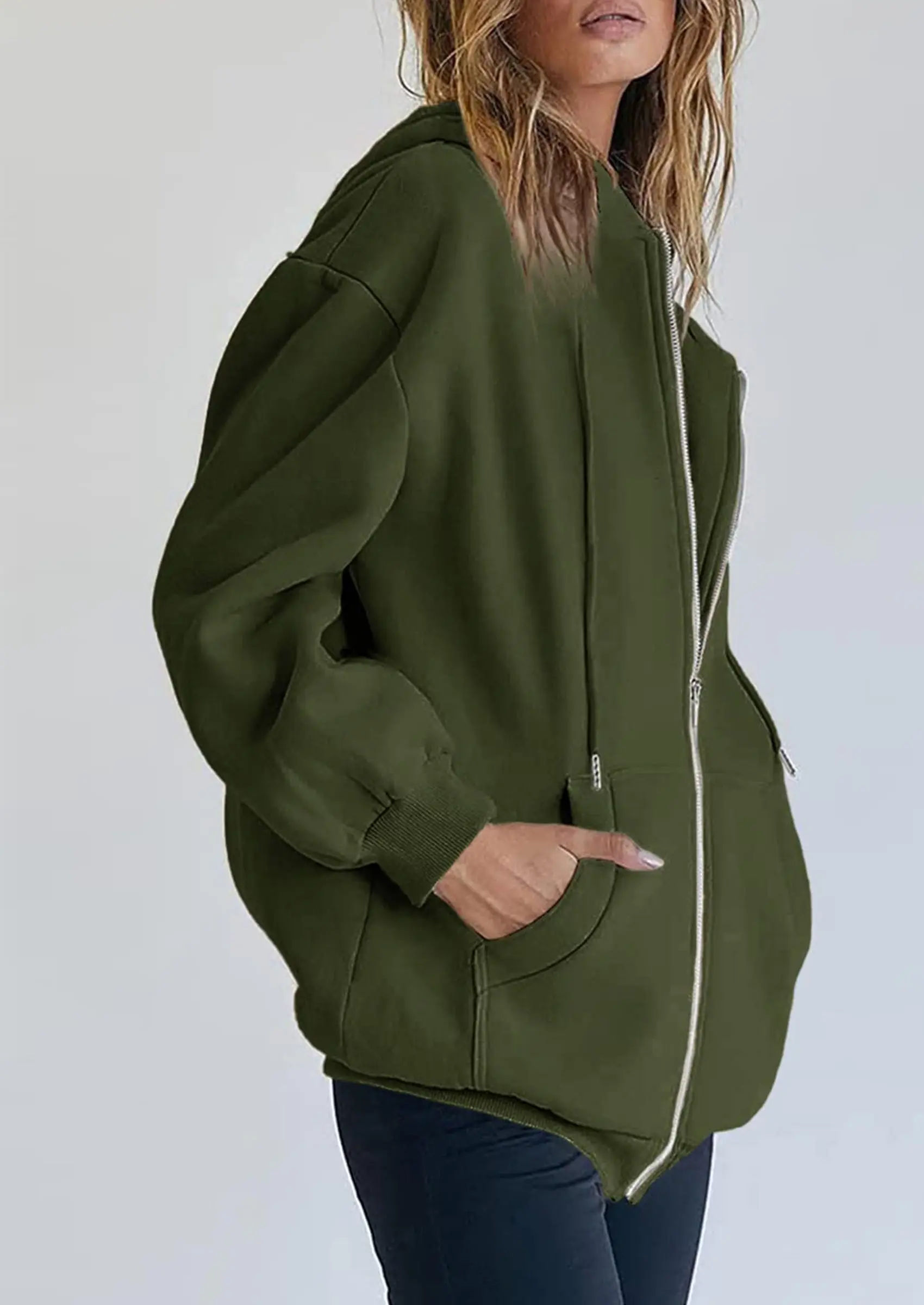 PRETTYGARDEN Women's Zip Up Y2K Hoodies Casual Long Sleeve Sweatshirts Fall Spring Track Jackets with Pockets - Image 32