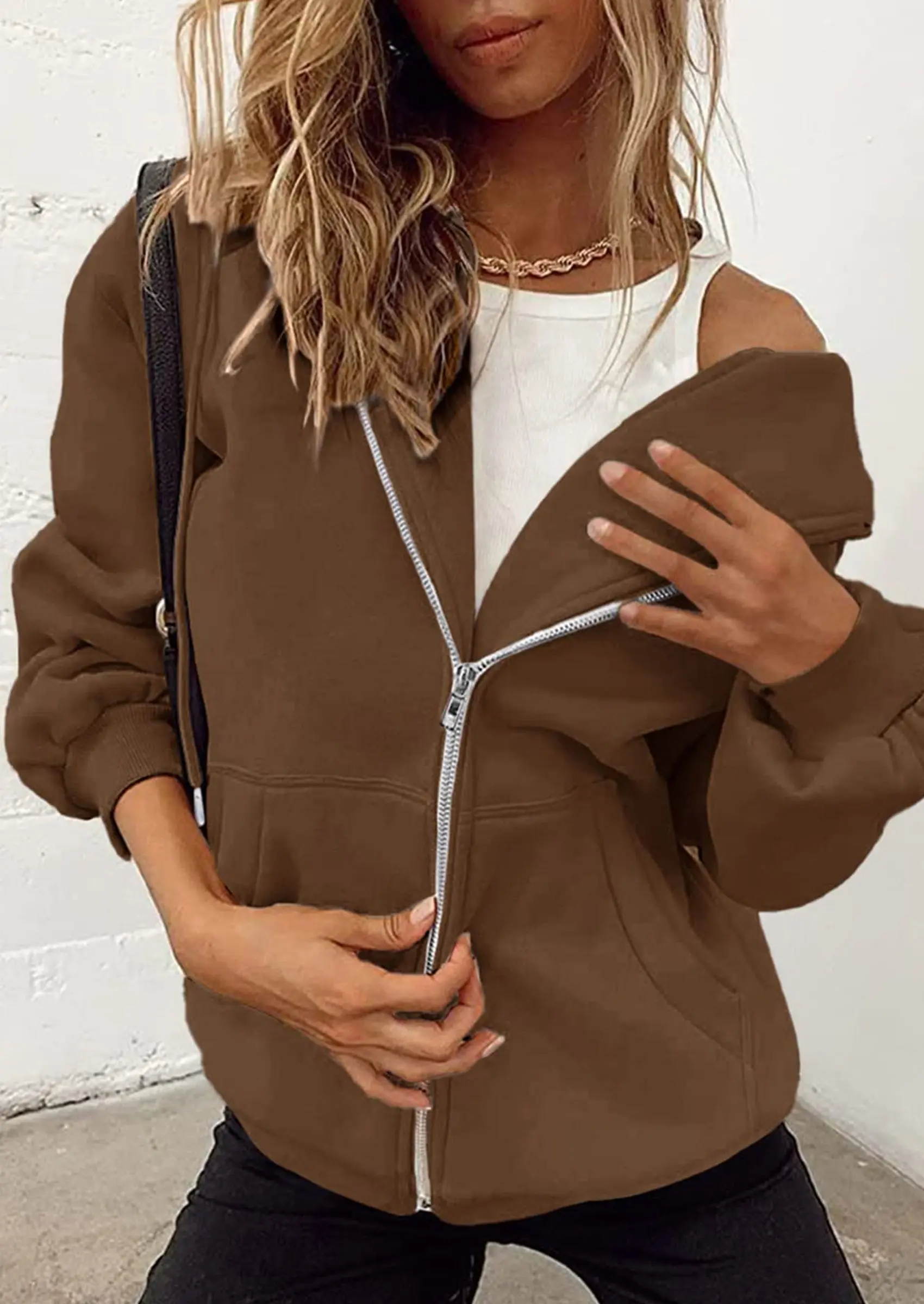 PRETTYGARDEN Women's Zip Up Y2K Hoodies Casual Long Sleeve Sweatshirts Fall Spring Track Jackets with Pockets - Image 44