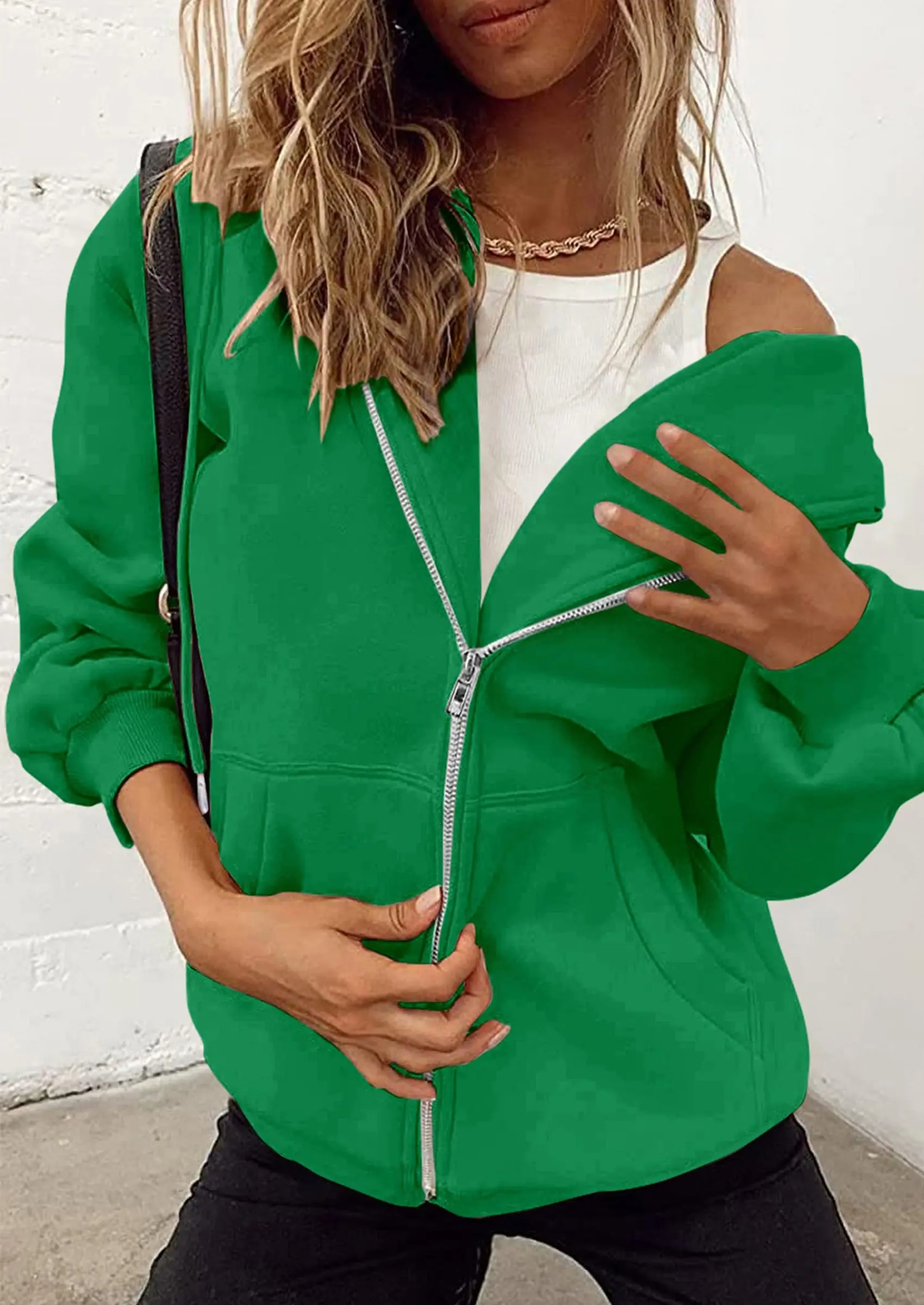 PRETTYGARDEN Women's Zip Up Y2K Hoodies Casual Long Sleeve Sweatshirts Fall Spring Track Jackets with Pockets - Image 47