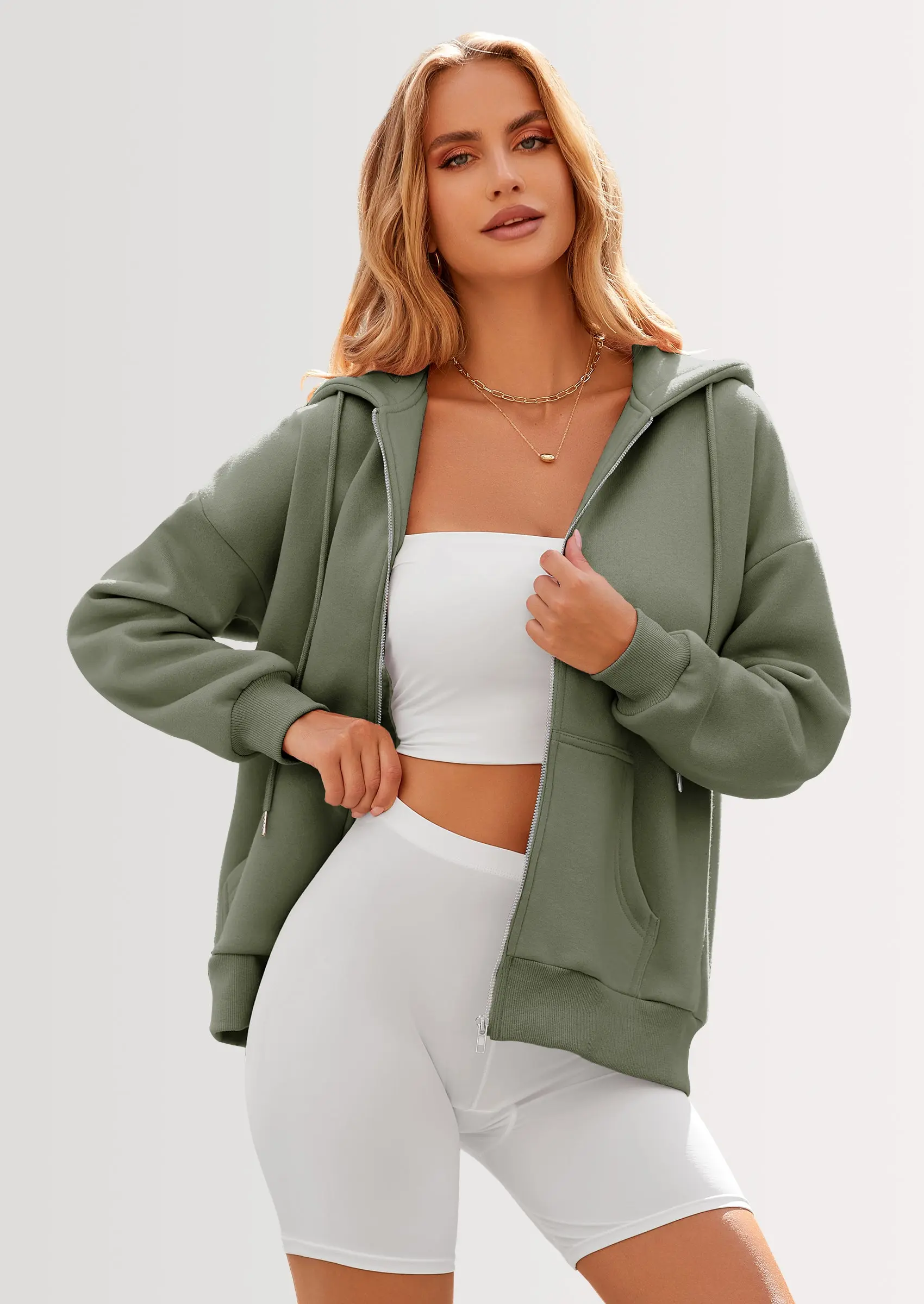 PRETTYGARDEN Women's Zip Up Y2K Hoodies Casual Long Sleeve Sweatshirts Fall Spring Track Jackets with Pockets - Image 50