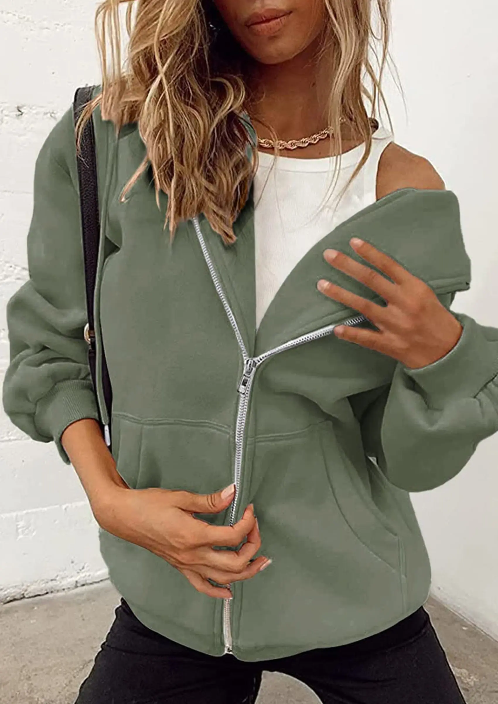 PRETTYGARDEN Women's Zip Up Y2K Hoodies Casual Long Sleeve Sweatshirts Fall Spring Track Jackets with Pockets - Image 53