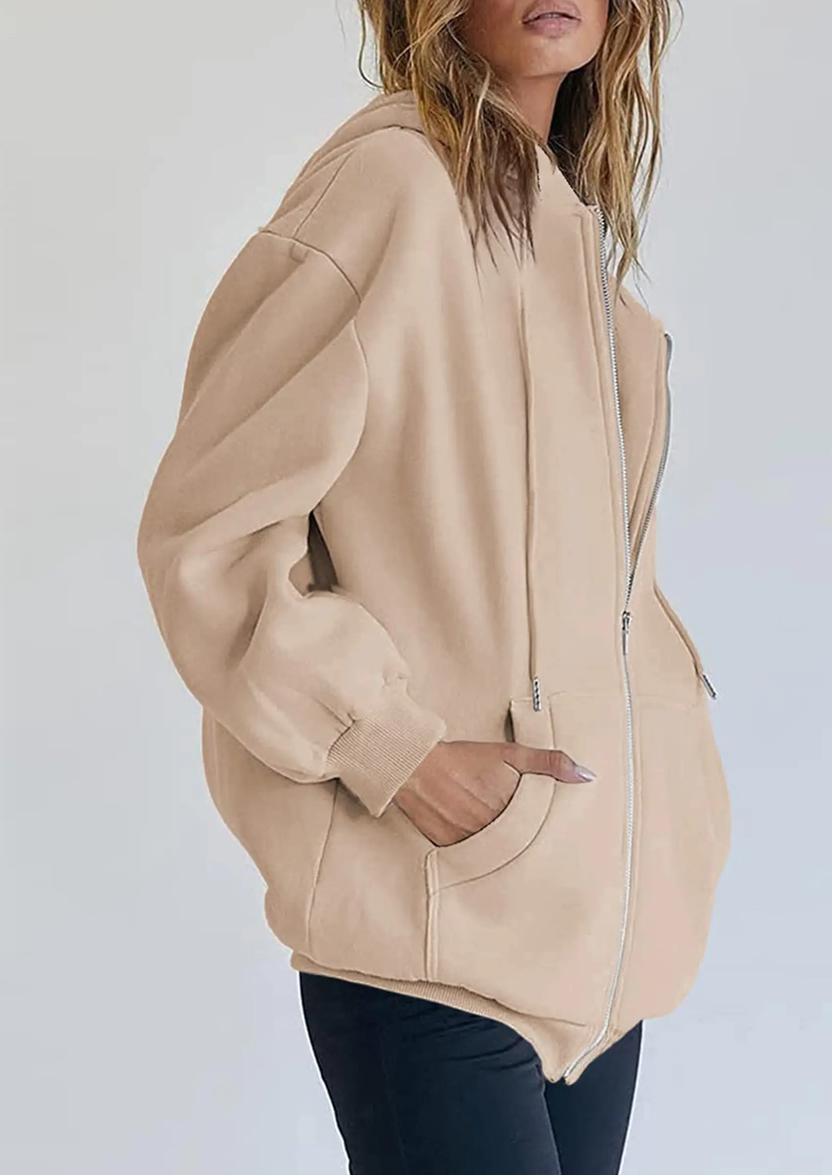 PRETTYGARDEN Women's Zip Up Y2K Hoodies Casual Long Sleeve Sweatshirts Fall Spring Track Jackets with Pockets - Image 64