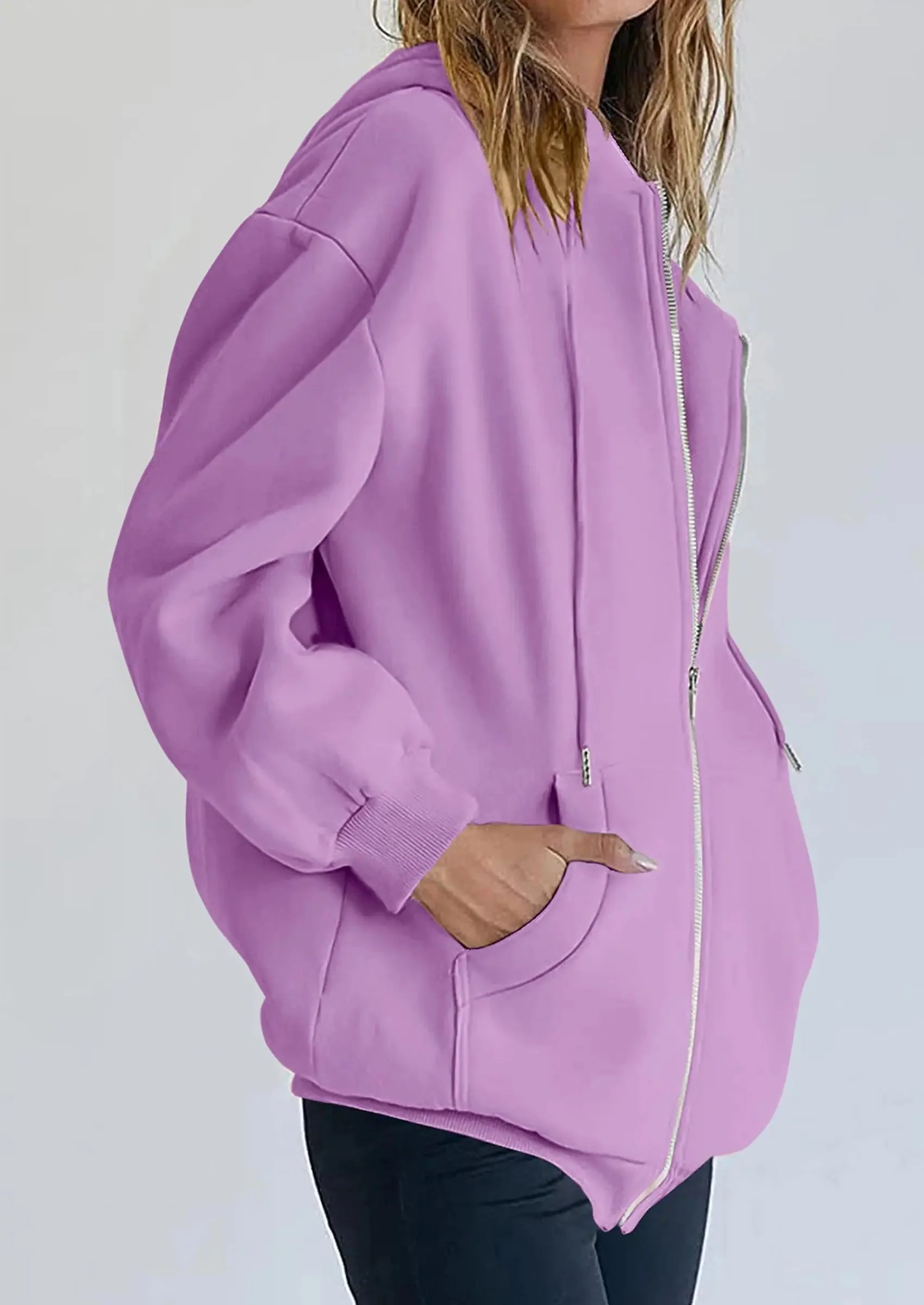 PRETTYGARDEN Women's Zip Up Y2K Hoodies Casual Long Sleeve Sweatshirts Fall Spring Track Jackets with Pockets - Image 71