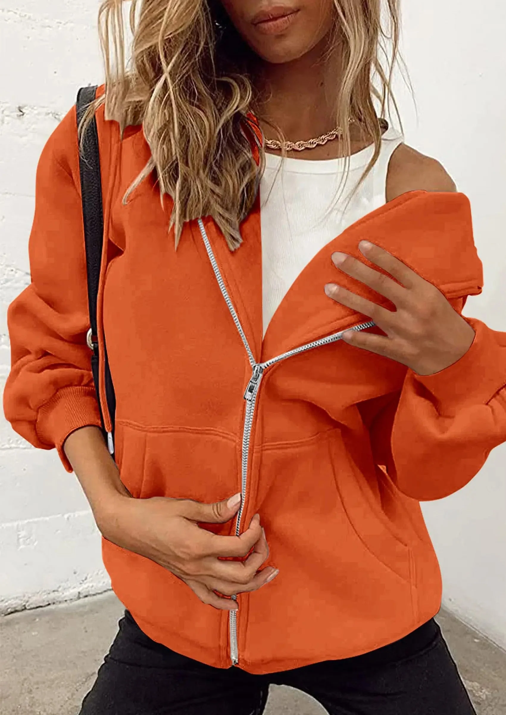 PRETTYGARDEN Women's Zip Up Y2K Hoodies Casual Long Sleeve Sweatshirts Fall Spring Track Jackets with Pockets - Image 85