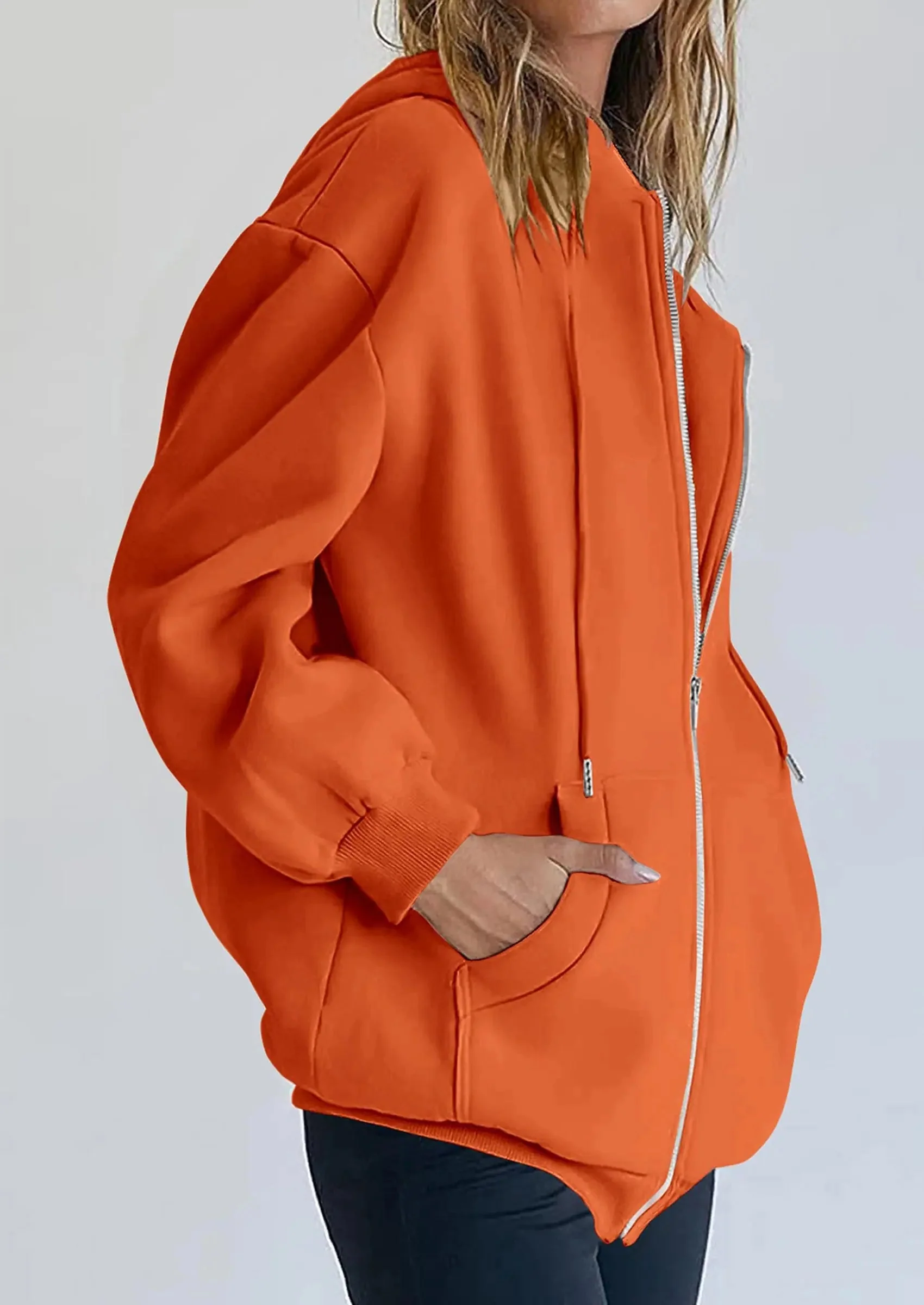 PRETTYGARDEN Women's Zip Up Y2K Hoodies Casual Long Sleeve Sweatshirts Fall Spring Track Jackets with Pockets - Image 87